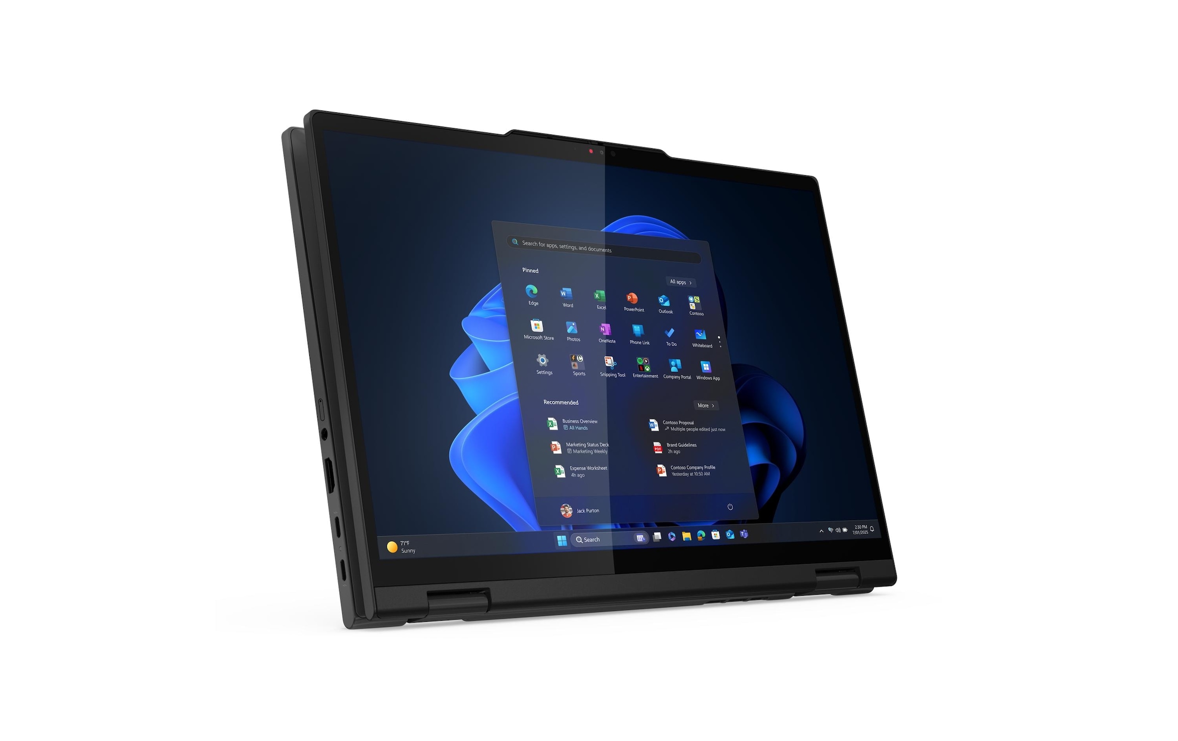 Lenovo Notebook »ThinkPad T14s 2-in-1 G1 (Intel)«, / 14 Zoll, Intel, Core Ultra 7, Intel Graphics, Active Pen Support, Webcam