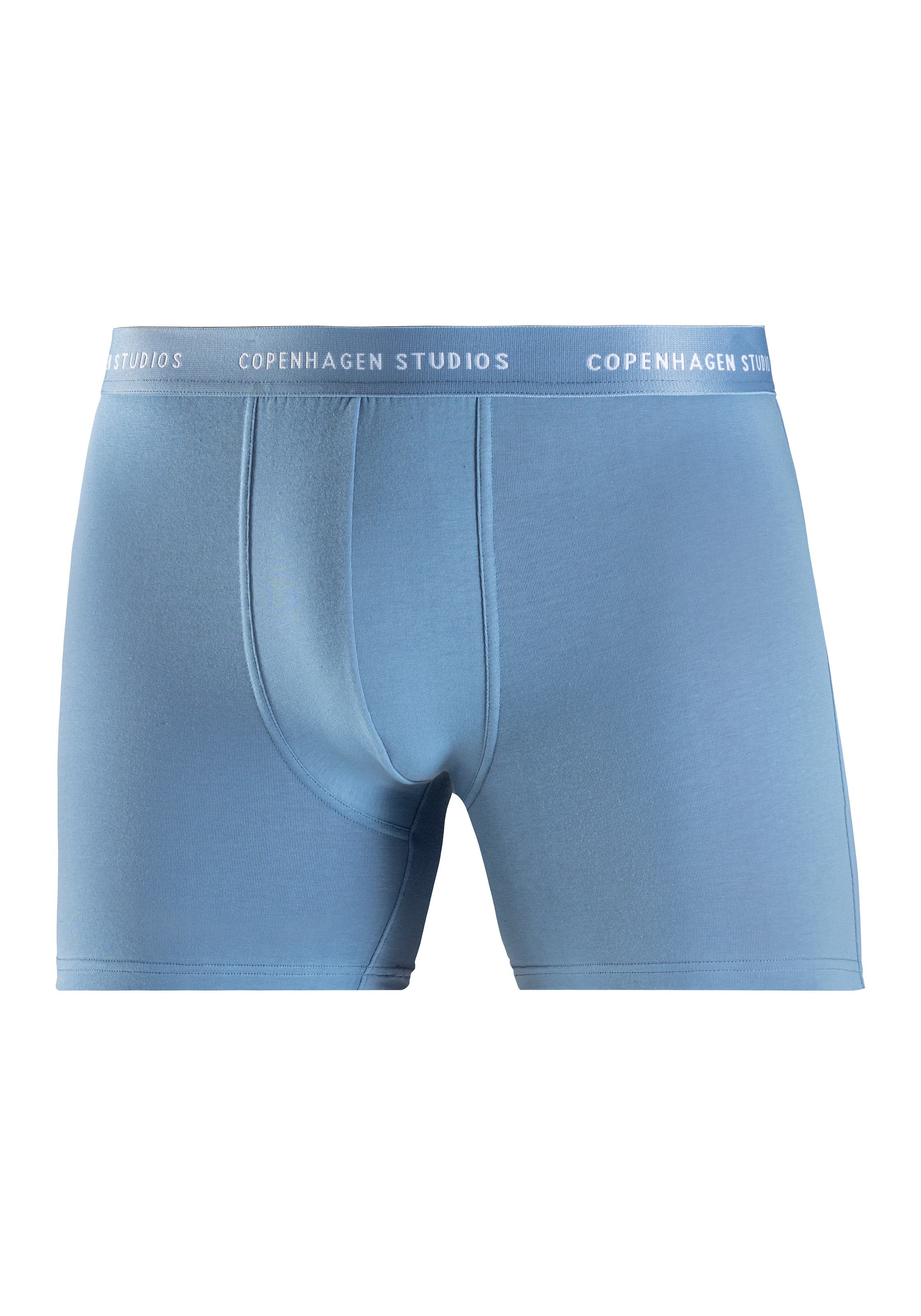 Copenhagen Studios Langer Boxer »Boxershorts für Herren«, (3 St.), mit längerem Bein und Logobund