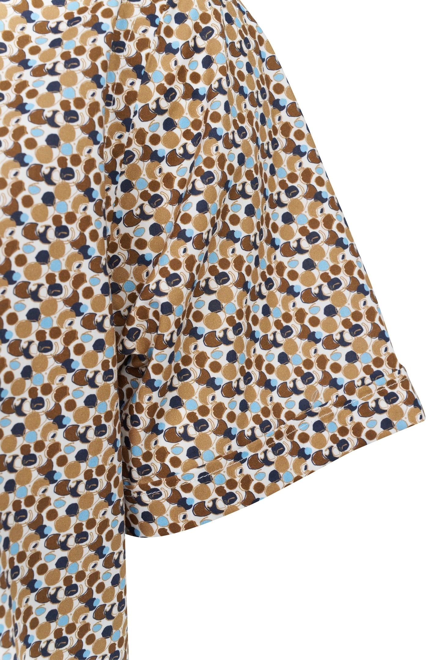 bugatti Chemise à manches courtes mit Button-Down-Kragen