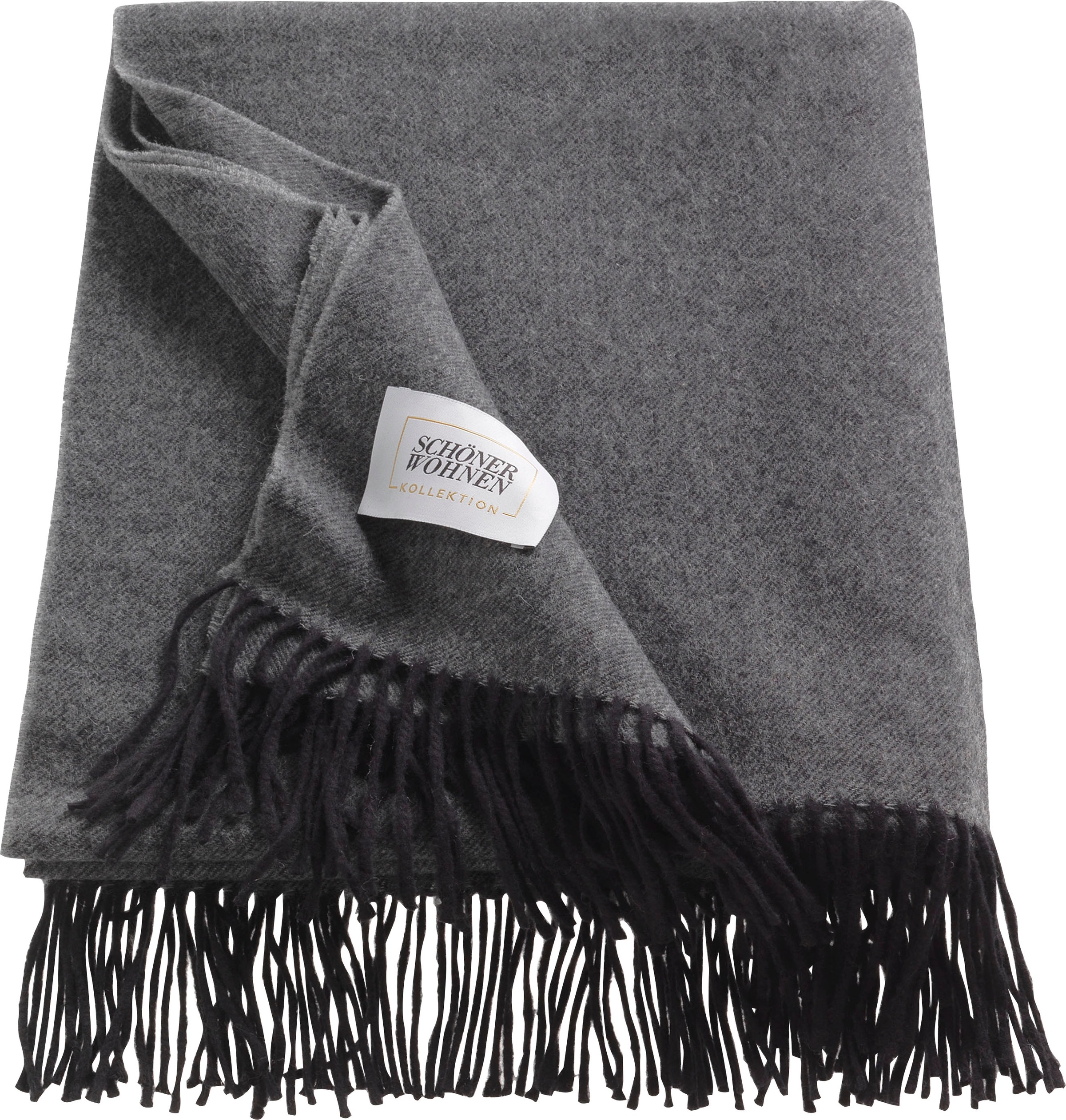 Image of SCHÖNER WOHNEN-Kollektion Wohndecke »Wooly«, aus hochwertigem Schurwolle-Baumwollmix, Kuscheldecke bei Ackermann Versand Schweiz