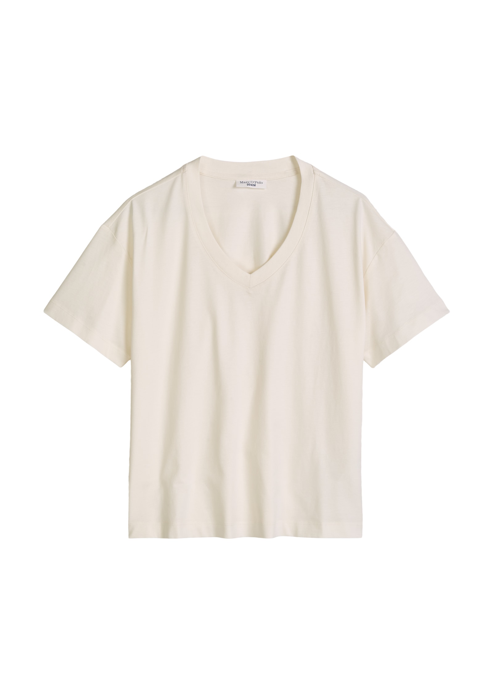Marc O'Polo DENIM T-shirt en V regular aus Baumwoll-Single-Jersey