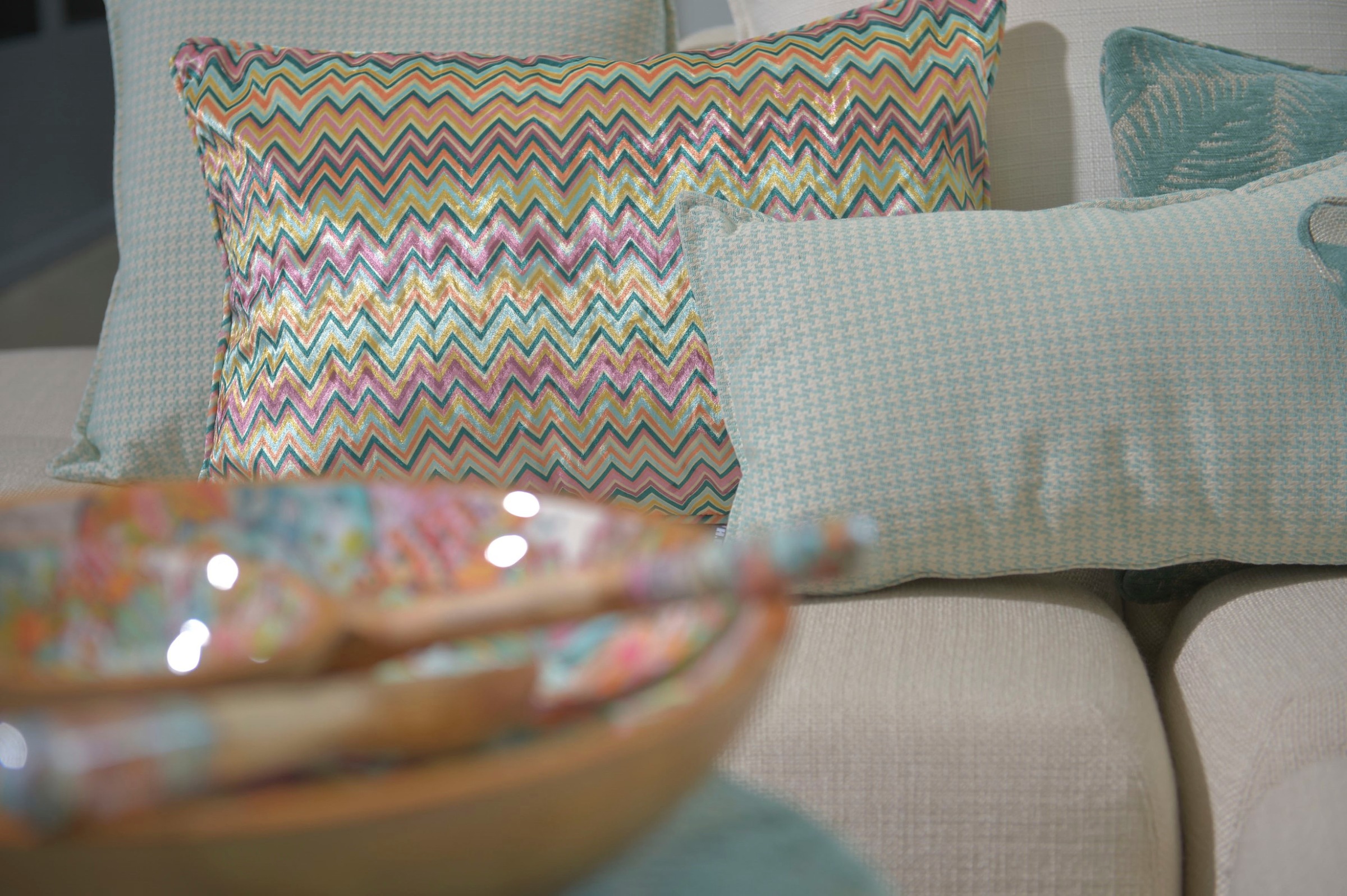 H.O.C.K. Coussin décoratif »Bobo« mit Jaquard-Struktur, Kissenhülle mit Füllung, 1 Stück