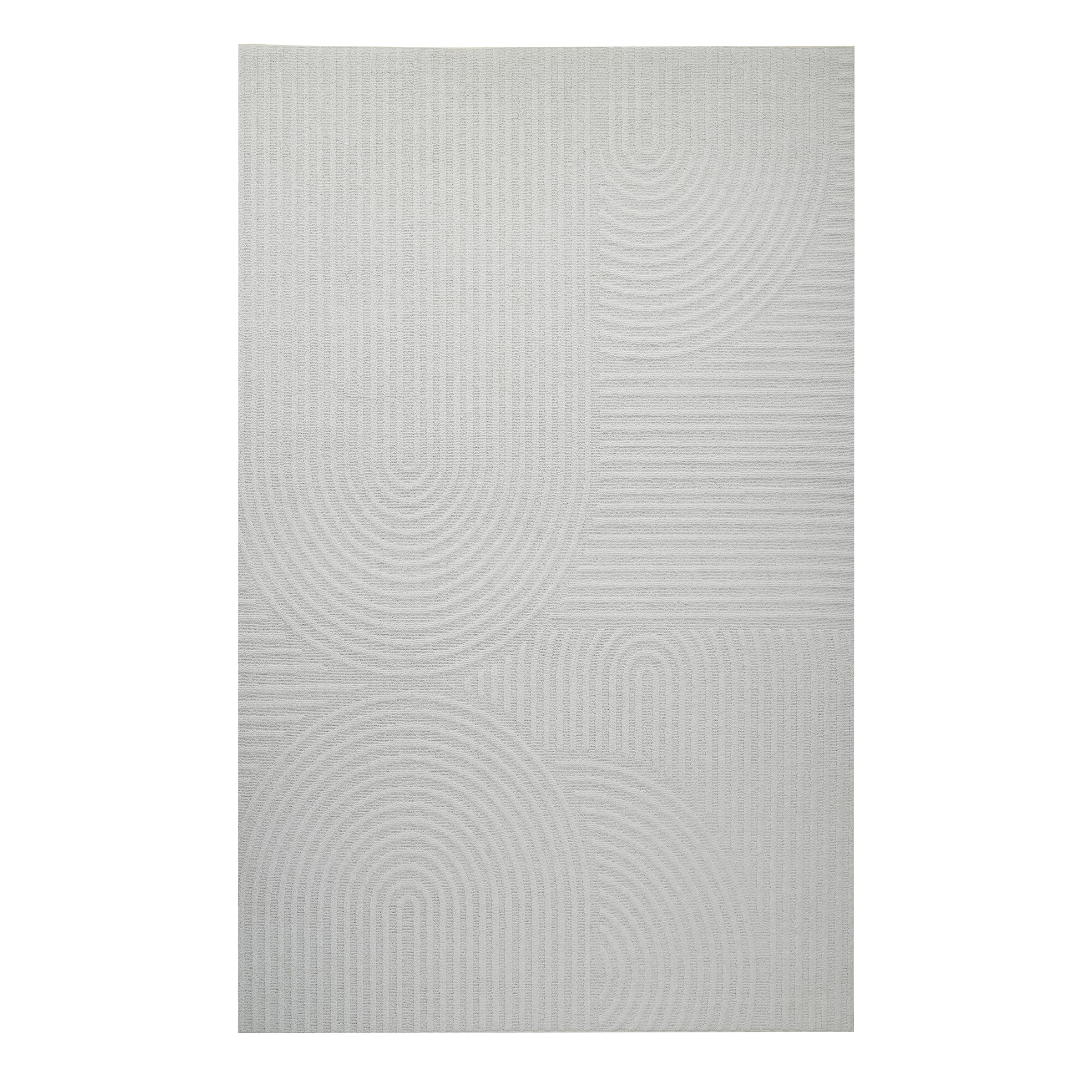 GOODproduct Tapis »Jola, In- und Outdoor geeignet, Hoch-Tief-Design, Scandi« Rectangulaire 9 mm Höhe structure haut-bas, zen, résistant aux intempéries et aux UV, balcon, camping