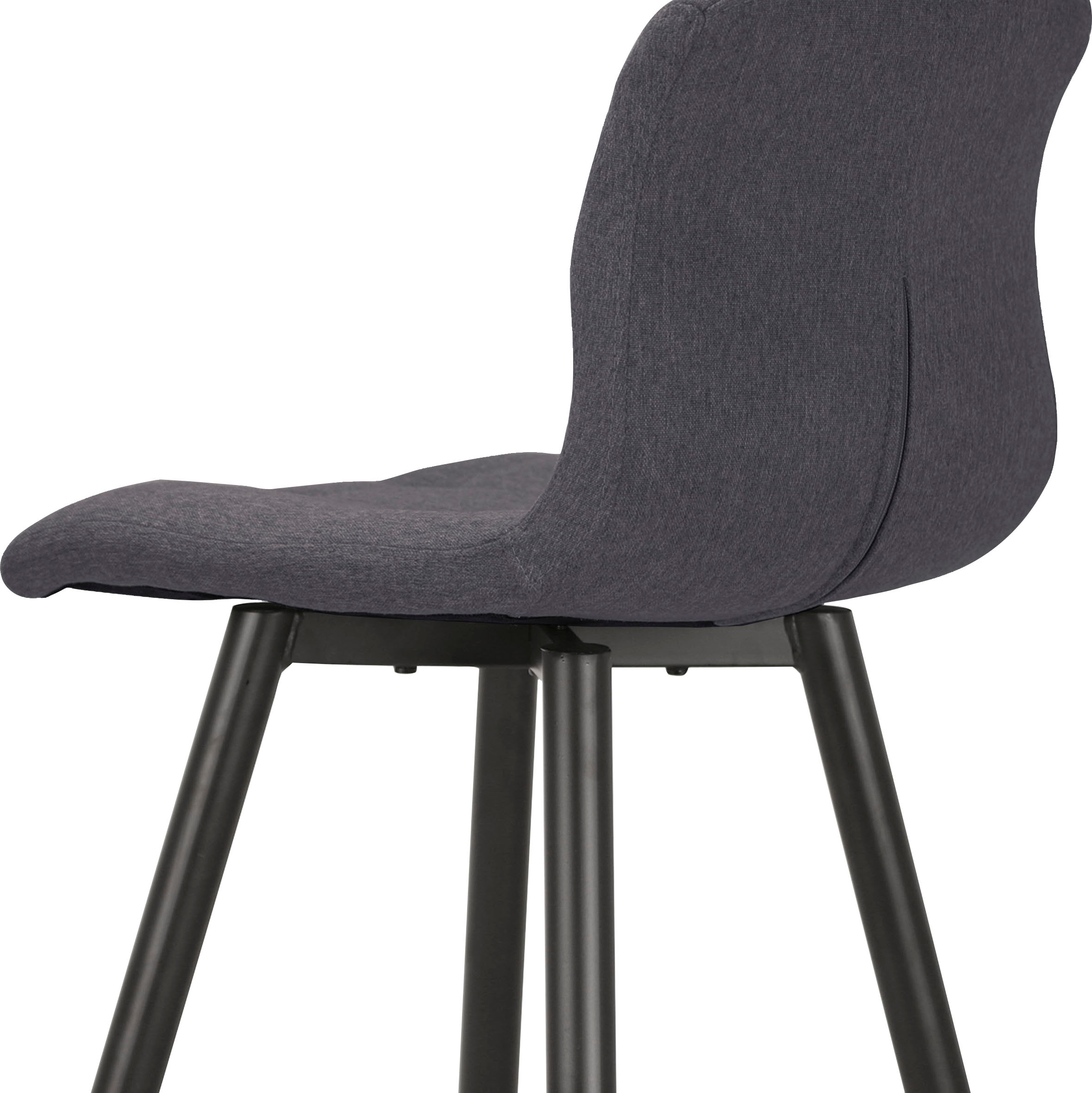 byLIVING Barhocker »Simone«, (Set, 2 St., 2er), 2er Set, Vintage braun oder Webstoff anthrazit