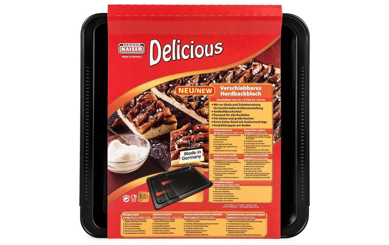 Kaiser Backblech »Herdbackblech Delicious 33-5«, Metall