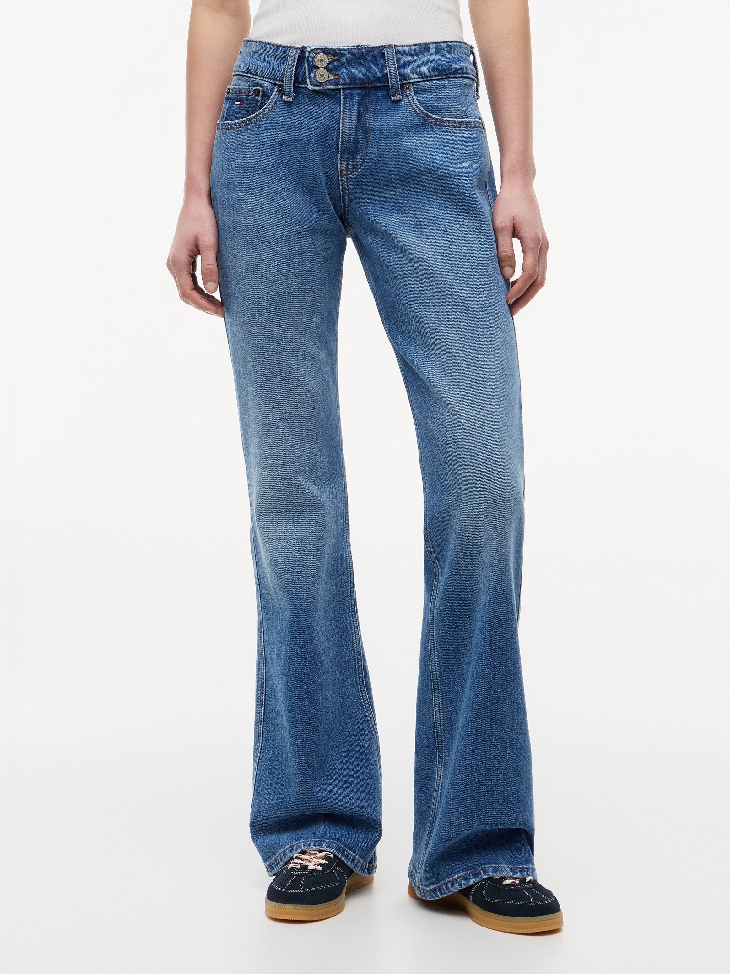 Image of Tommy Jeans Bootcut-Jeans "SIA LOW BOOTCUT BJ0133" Baumwollmischung, low waist