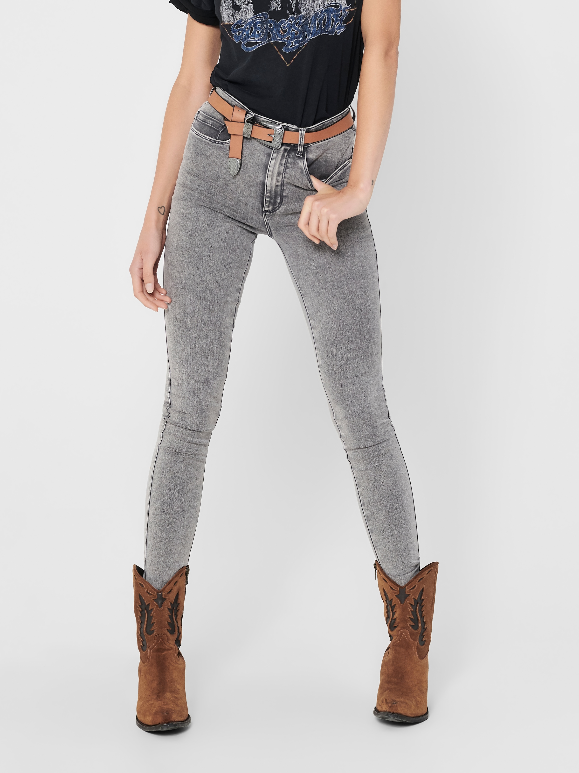 Image of ONLY Skinny-fit-Jeans "ONLROYAL HW SK JEANS BJ"