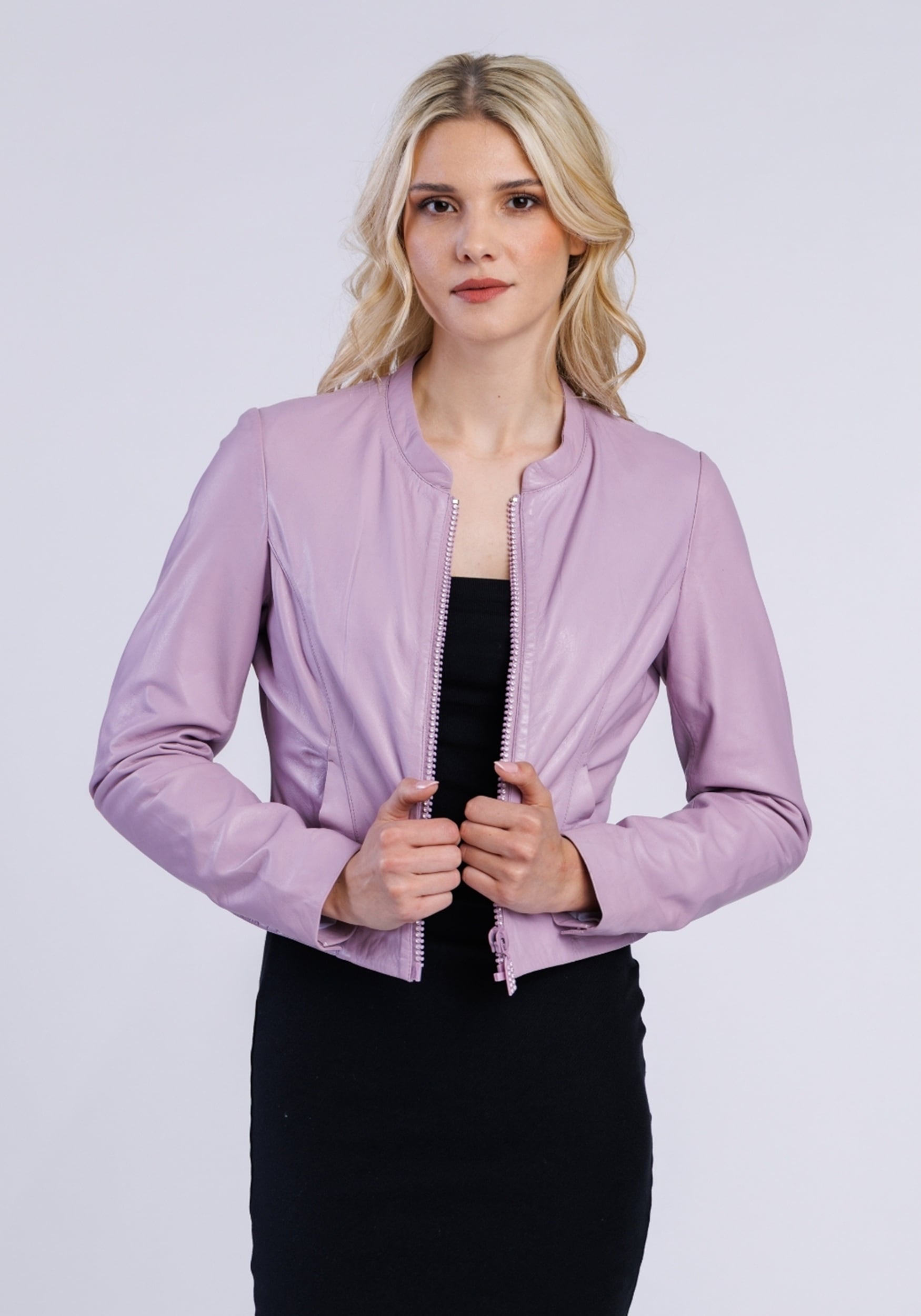 Freaky Nation Veste en cuir »Lederjacke-FN«