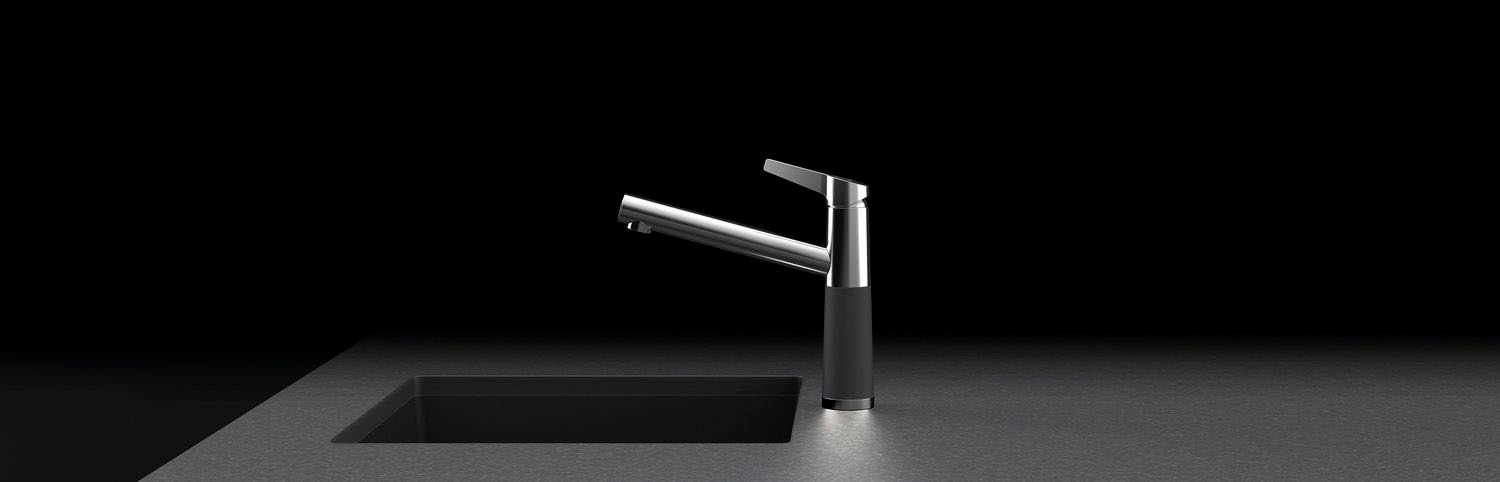 Schock Robinetterie de cuisine »SC-510 FA ND« Basse pression, sortie fixe, rotation 360°
