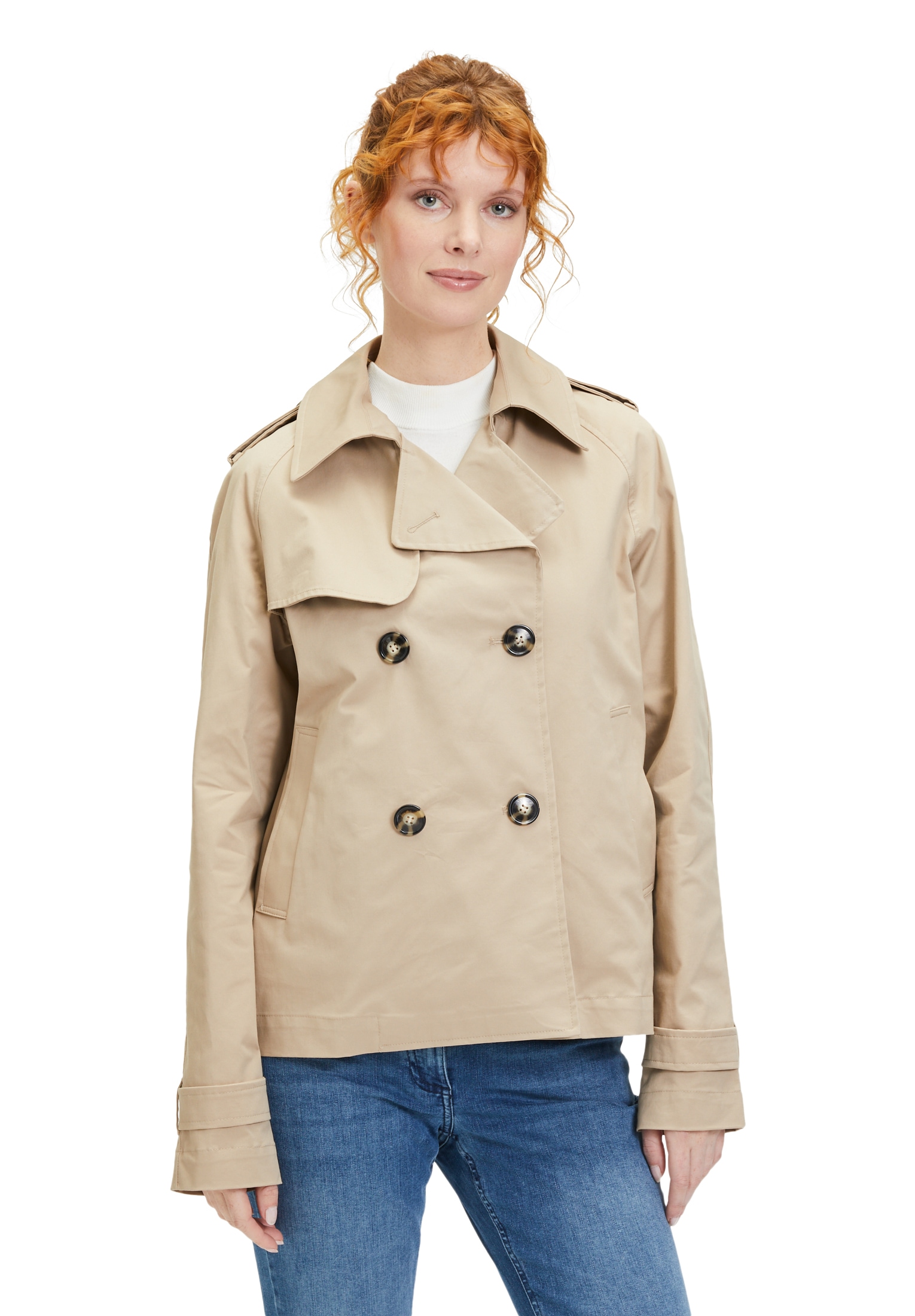 Amber & June Blouson, im Trenchcoat-Look