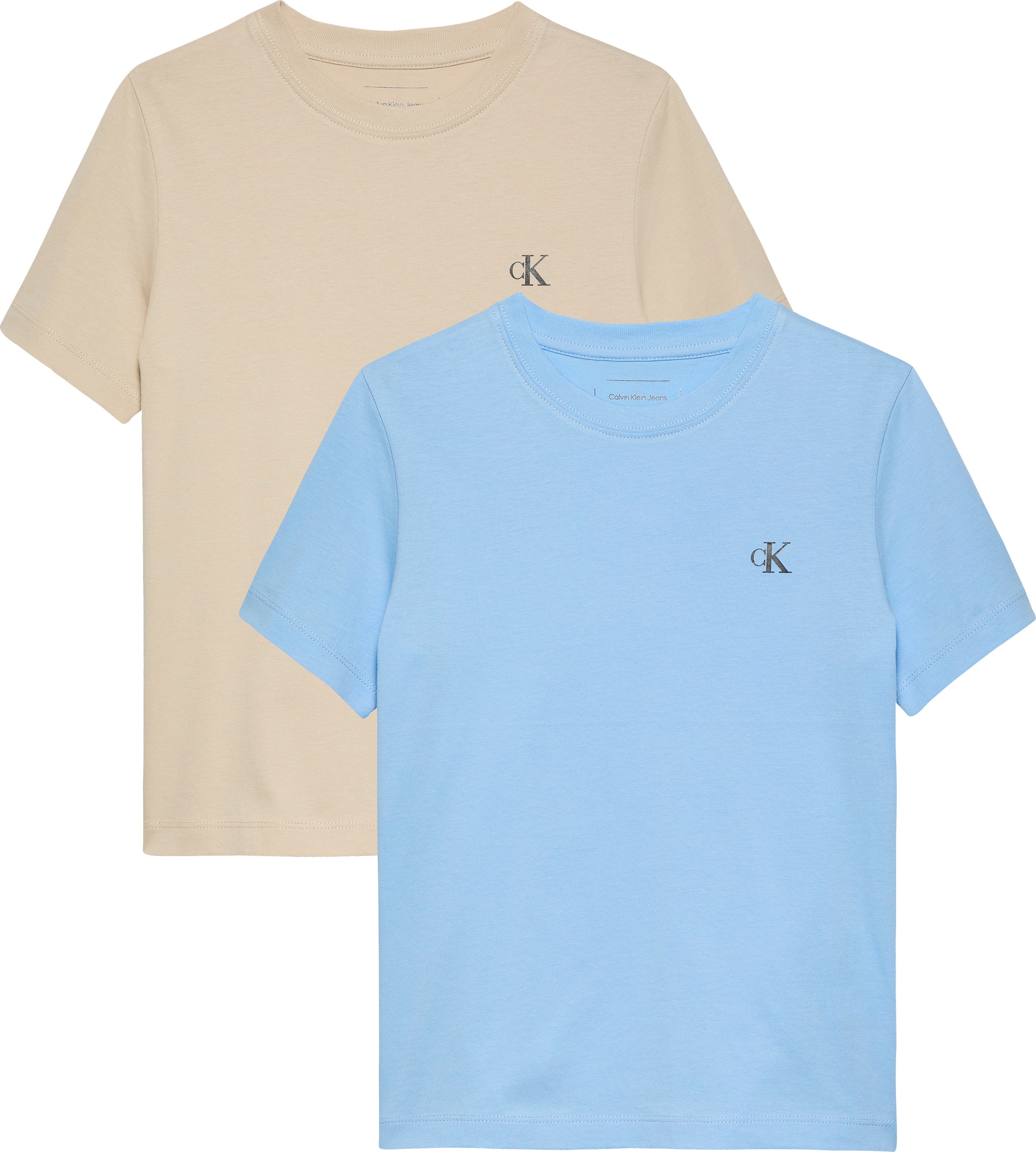 Calvin Klein Jeans T-Shirt »2-PACK MONOGRAM TOP«, für Kinder bis 16 Jahre mit Logoprägung