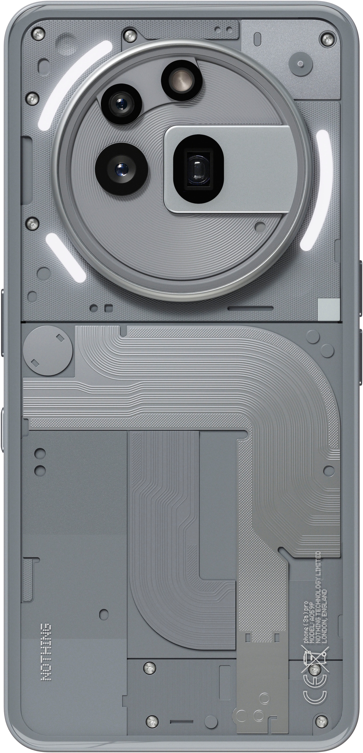 NOTHING Smartphone »PHONE (3a) Pro 256GB« Grau