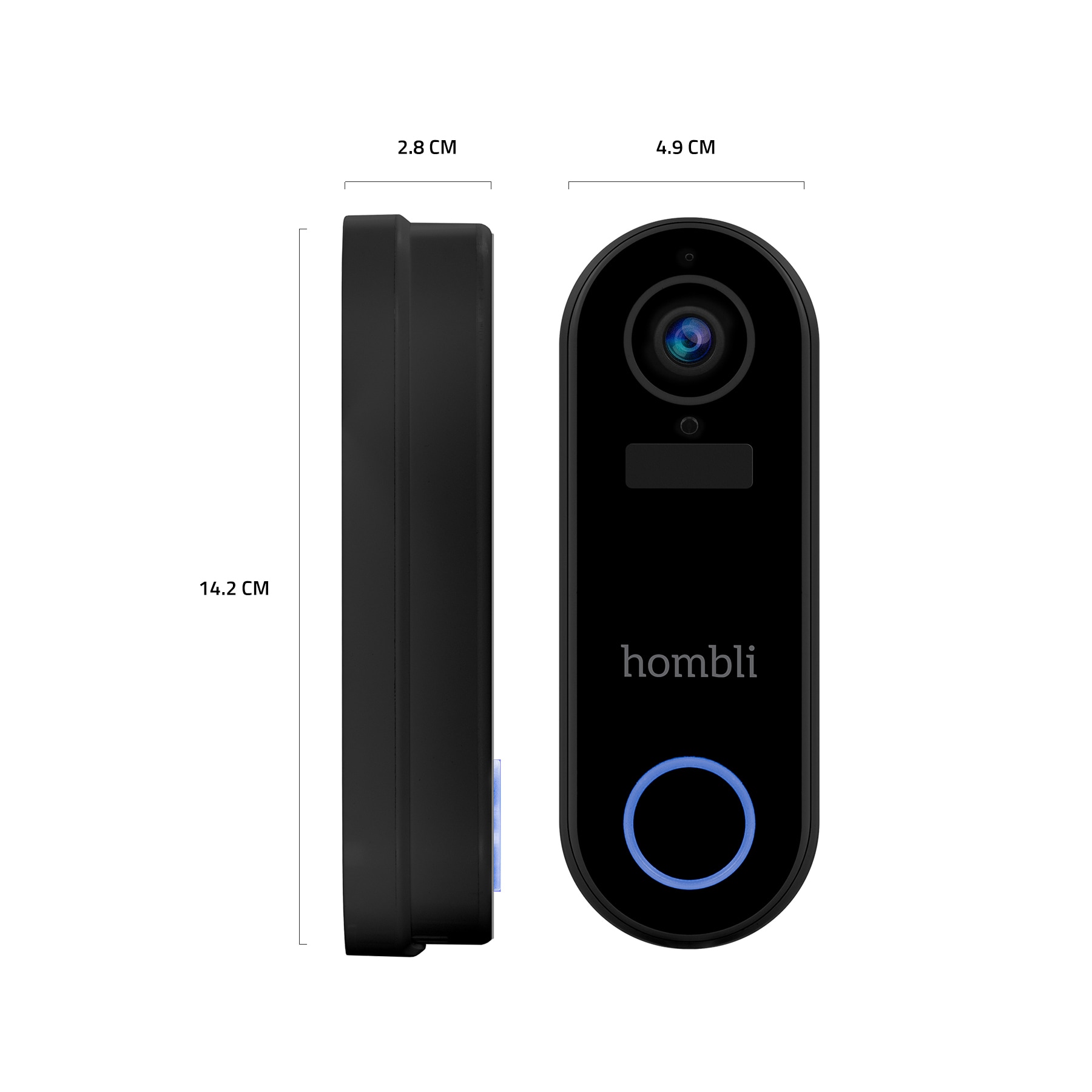 Hombli Smart Home Türklingel »smarte Türklingel 2 + Gong«, Aussenbereich