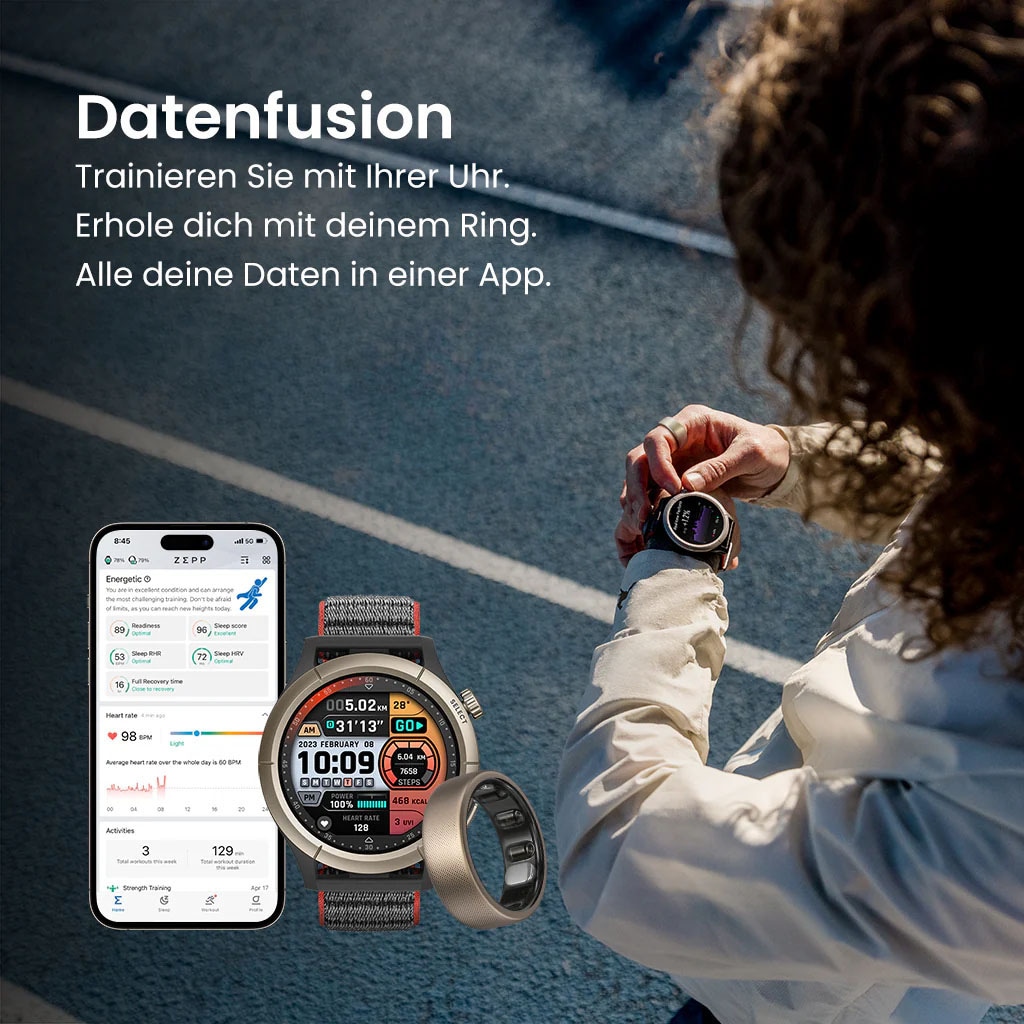 Amazfit Traceur de fitness »Helio Ring (Size 10)«