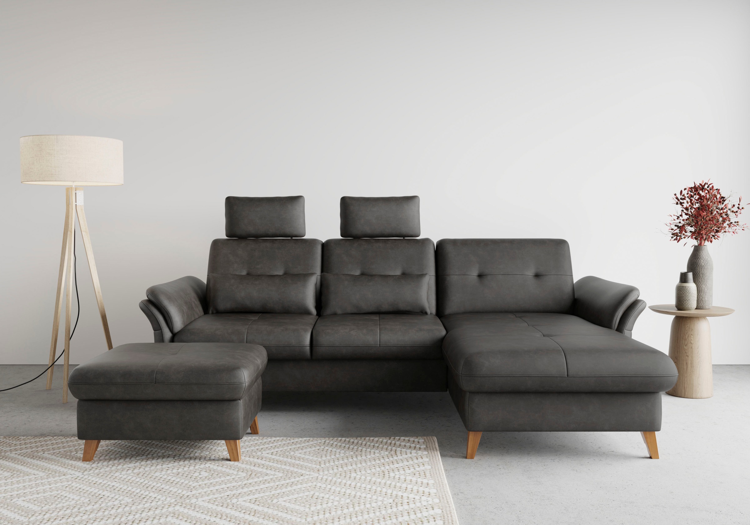 sit&more Stauraumhocker »Göteborg«, mit Federkern