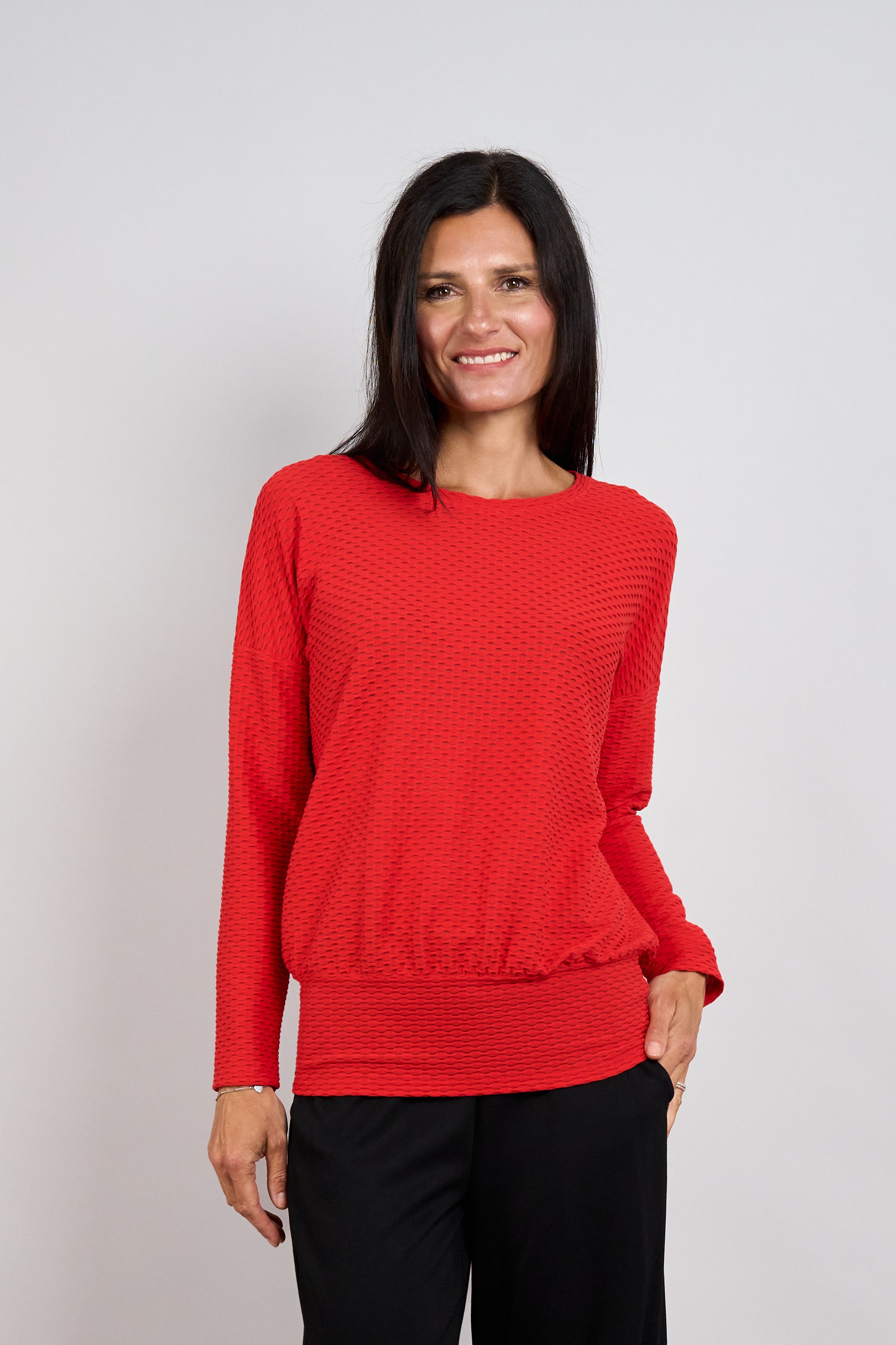 Image of Seidel Moden Rundhalspullover mit feiner Struktur / MADE IN GERMANY