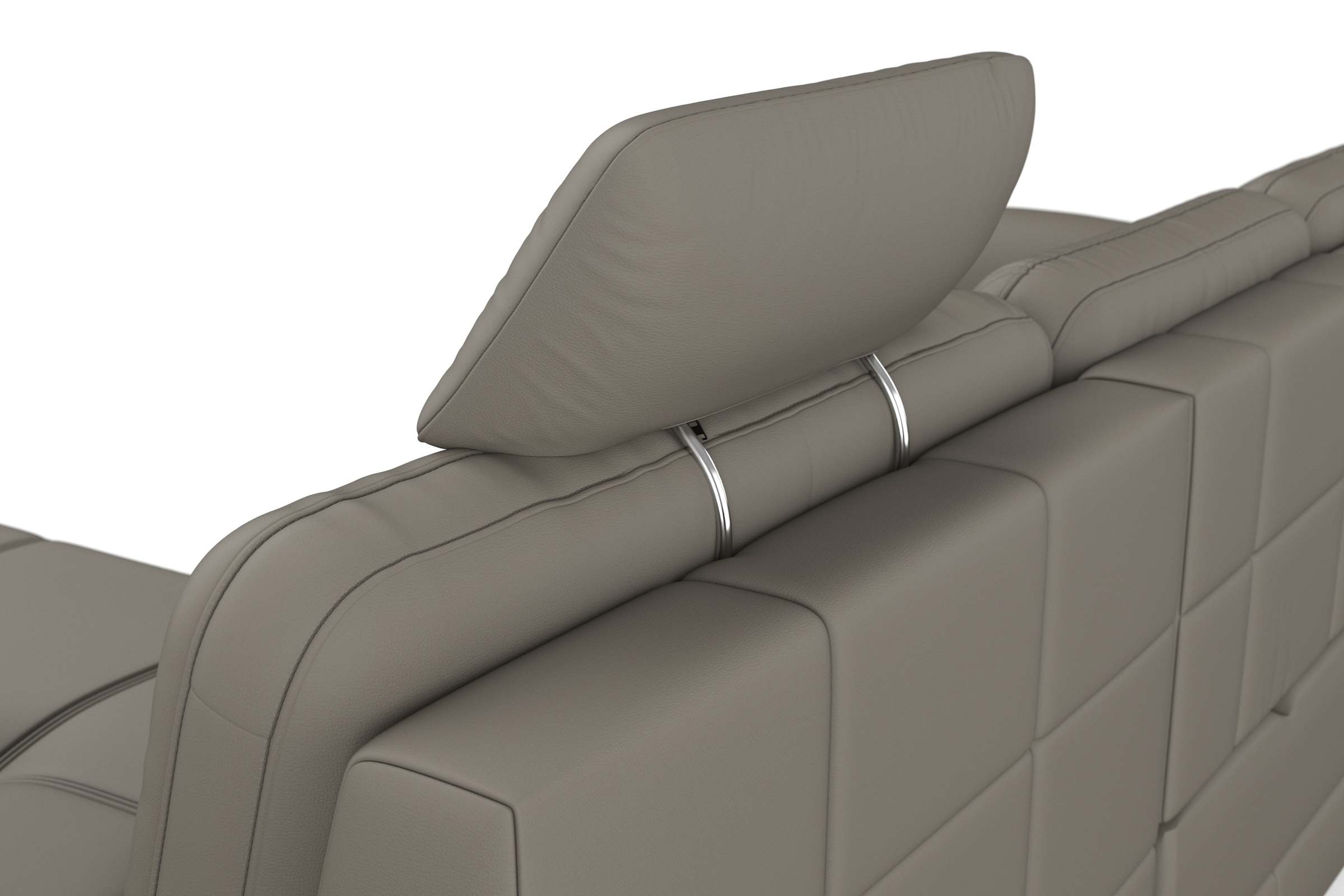 sit&more Ecksofa »Bendigo L-Form«, inklusive Sitztiefenverstellung, Bodenfreiheit 12 cm, in 2 Fussfarben