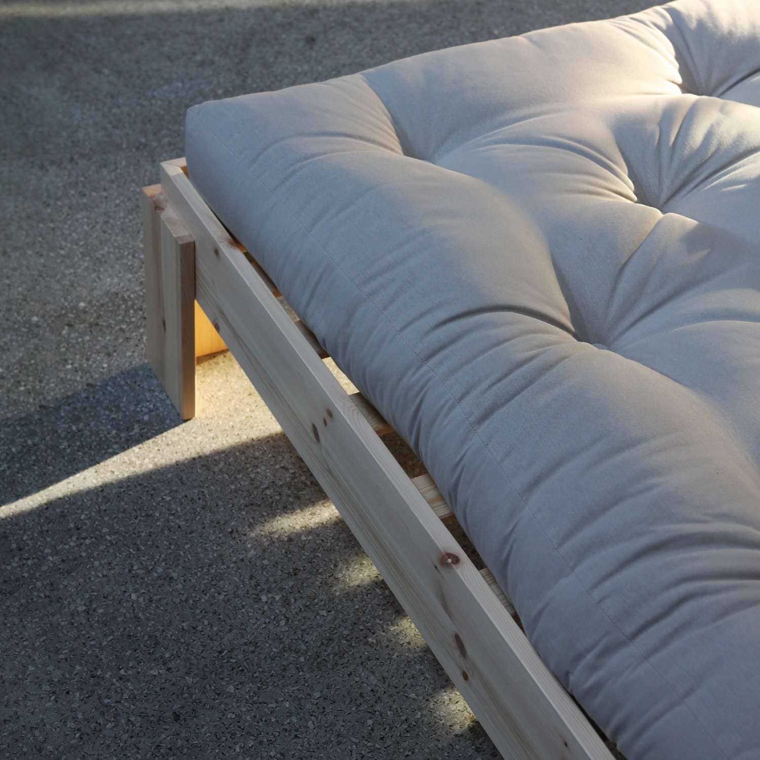 Karup Design Stauraumbett »Layers Bed Bench, Bettgestell mit Aufbewahrungsbank, mehrere Grössen«, inkl. Lattenrost, excl. Matratze, FSC®-zertifiziertes Massivholz