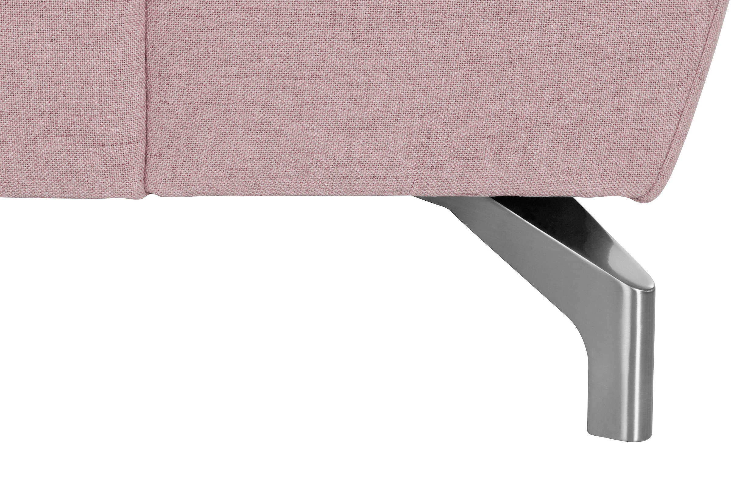 sit&more Canapé d'angle »Percy L-Form« 12 cm Fusshöhe, Sitztiefenverstellung, wahlweise in 2 Fussfarben