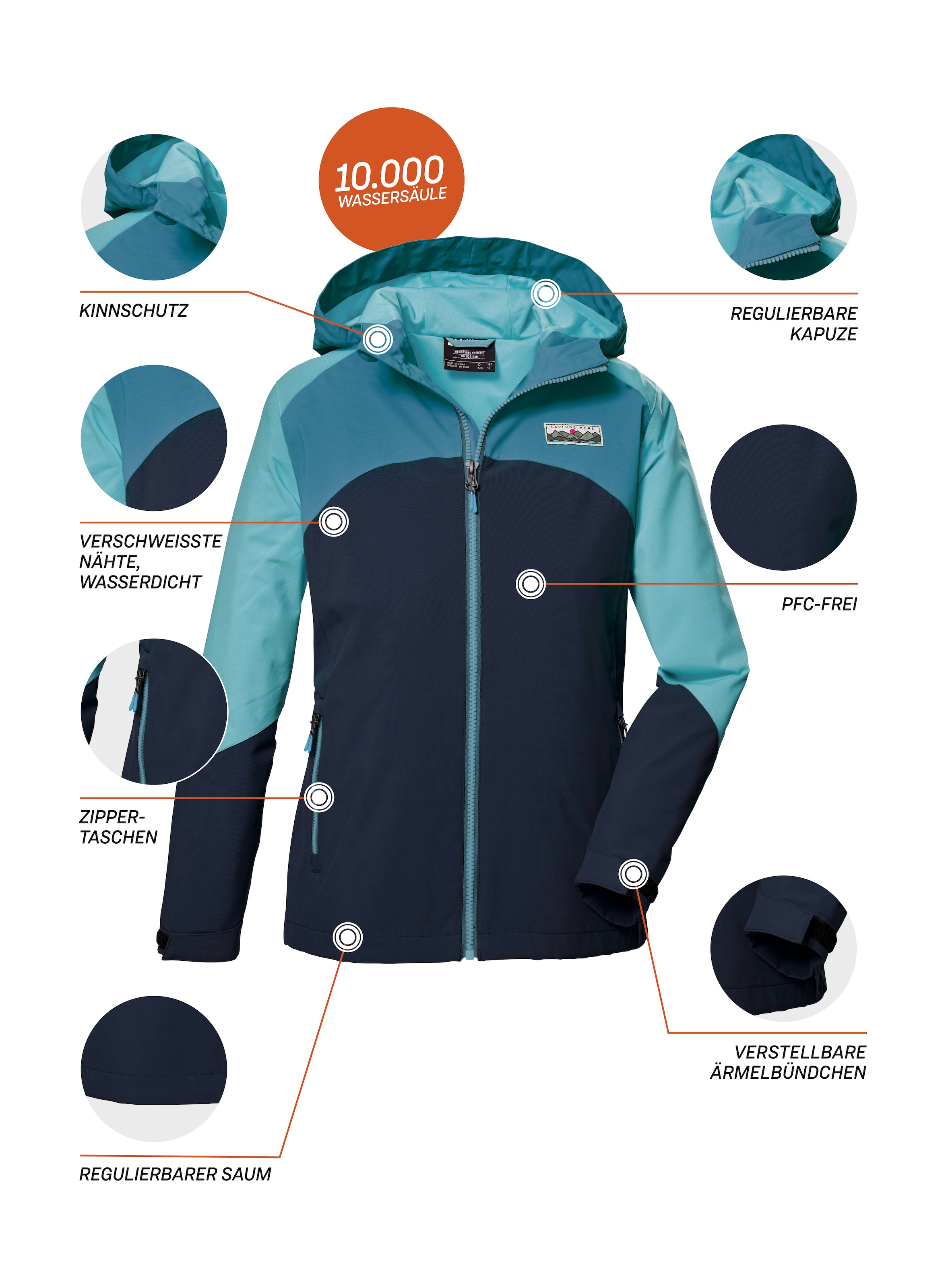 Killtec Outdoorjacke »KOS 335 GRLS JCKT«