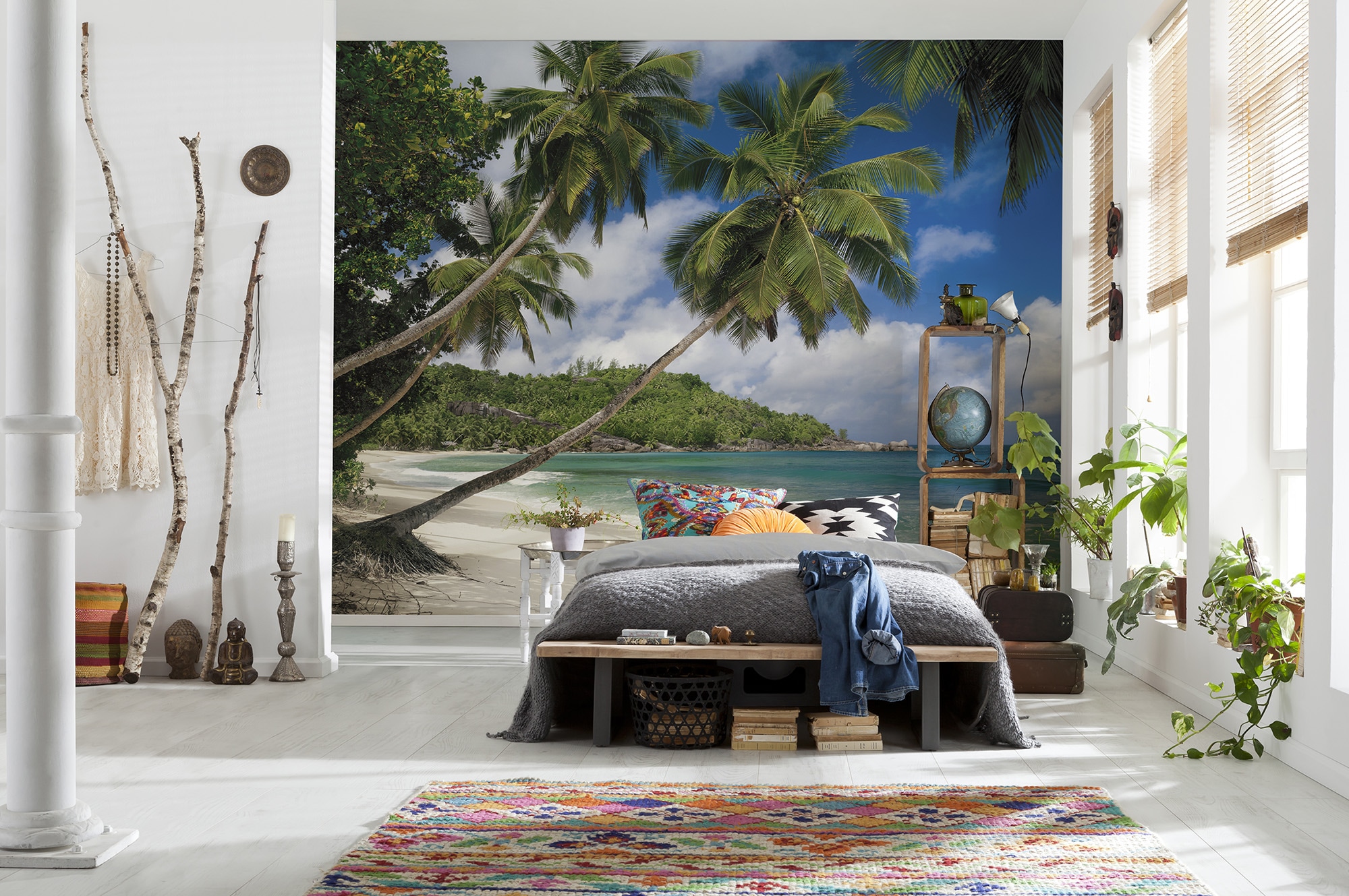Komar Fototapete »Tropical Sea - Grösse 368 x 254 cm«, bedruckt, Wohnzimmer, Schlafzimmer