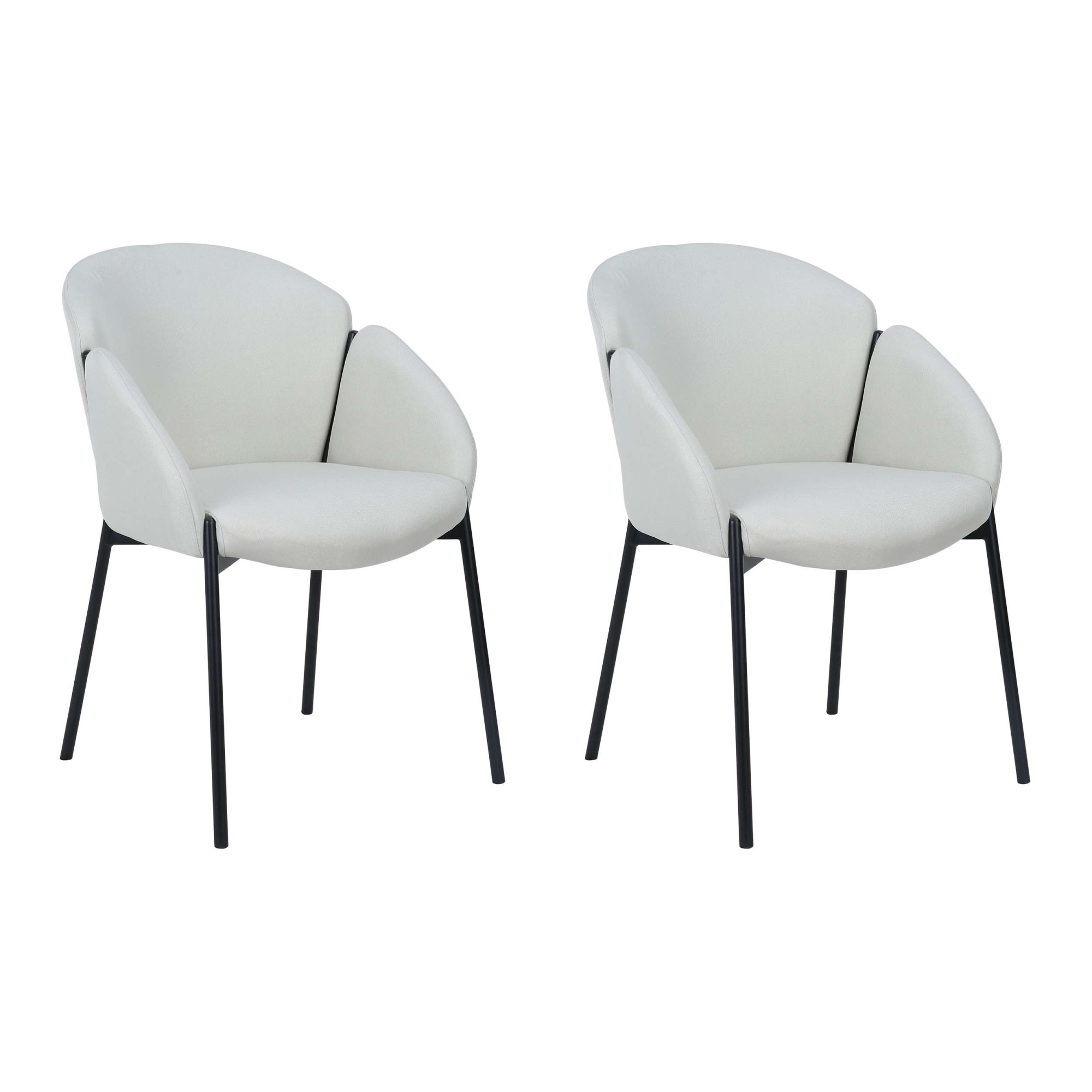 GOODproduct Esszimmerstuhl »Westfox« () 2 Stk.gepolsterte Rückenlehne, Armlehne und Sitzfläche, Sitzhöhe 49 cm