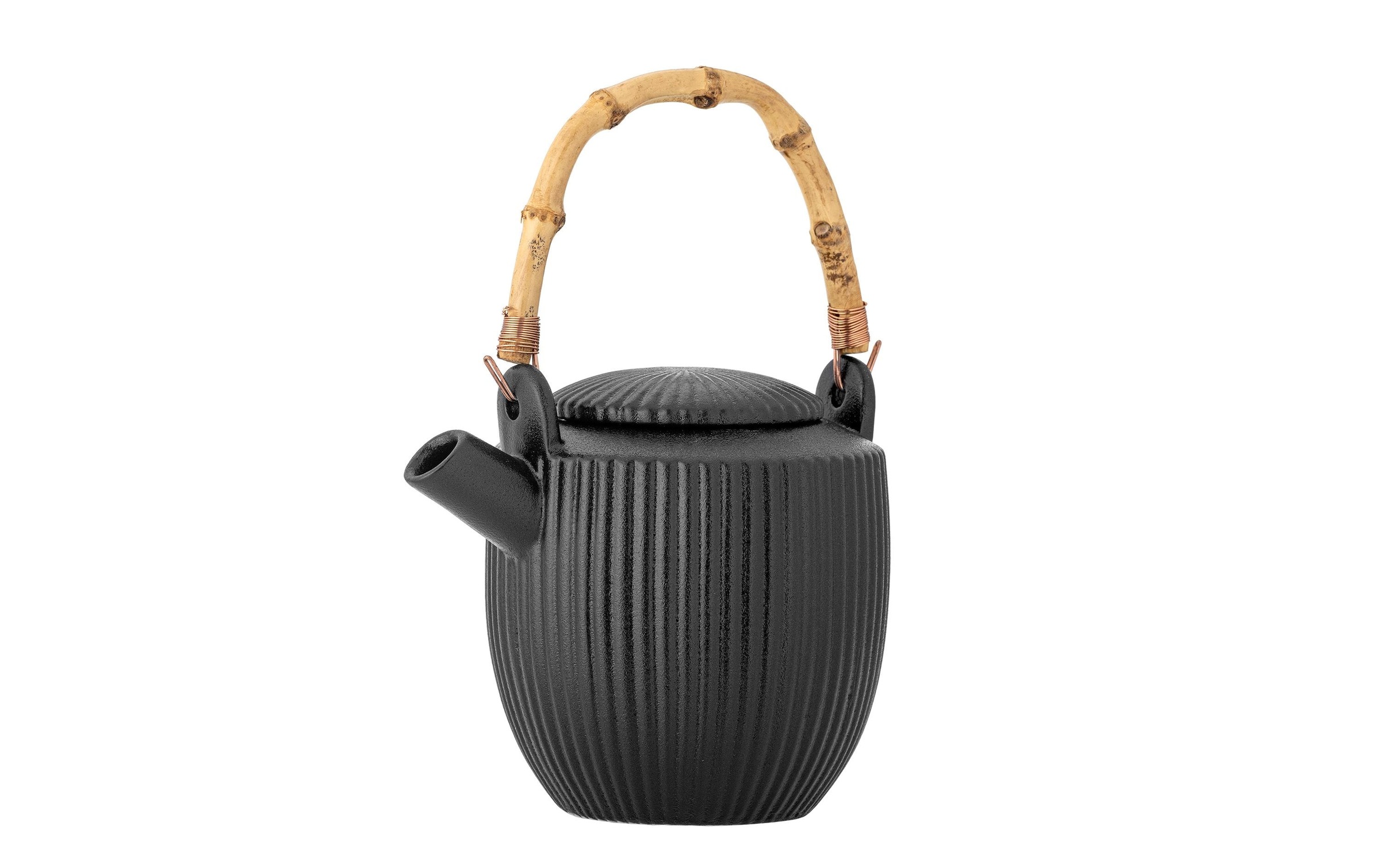 Image of Bloomingville Teekanne "Neri, Steingut" 0,85 l Bambus aus China