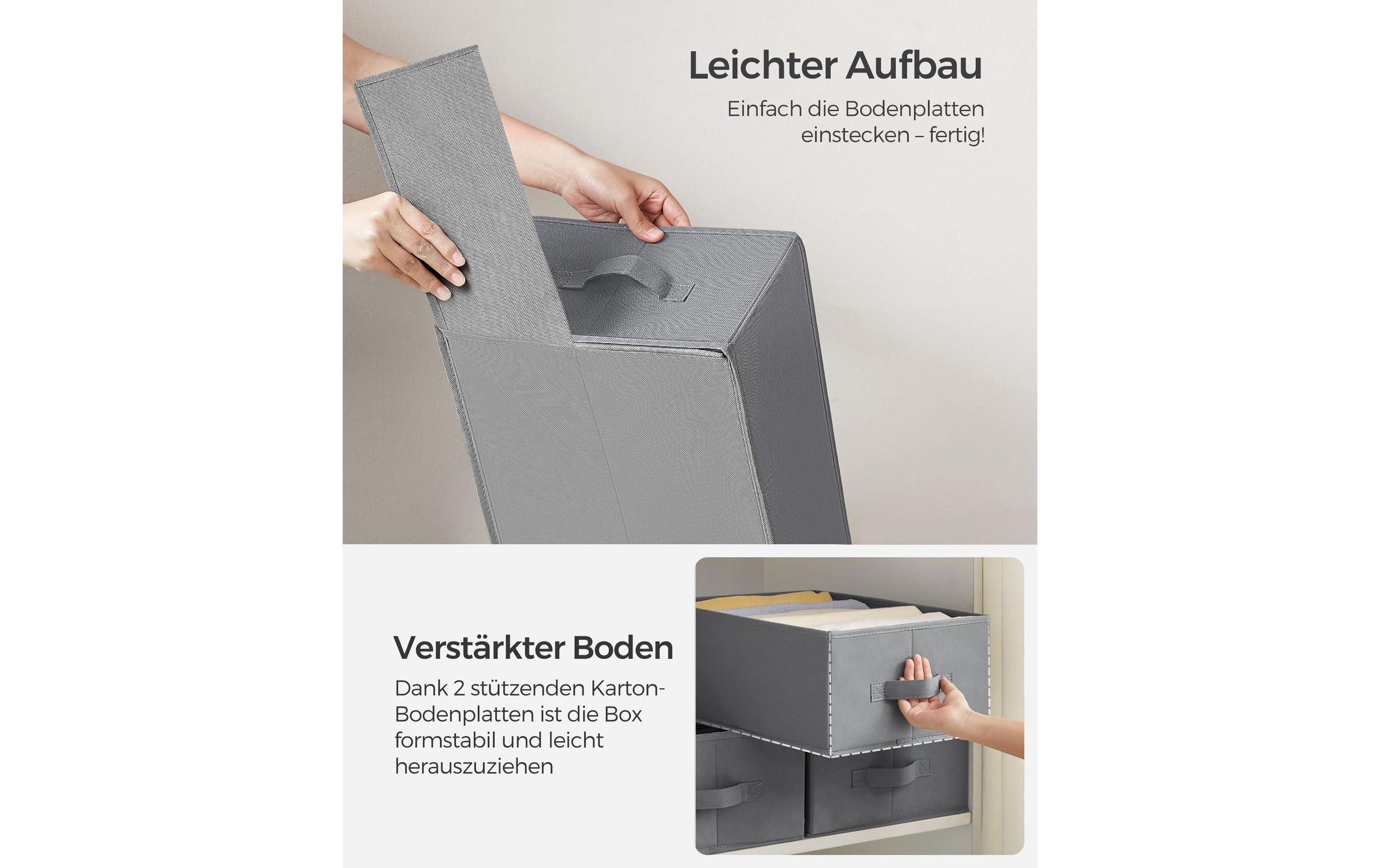 SONGMICS Boîte de rangement »faltbar 4-er Set«