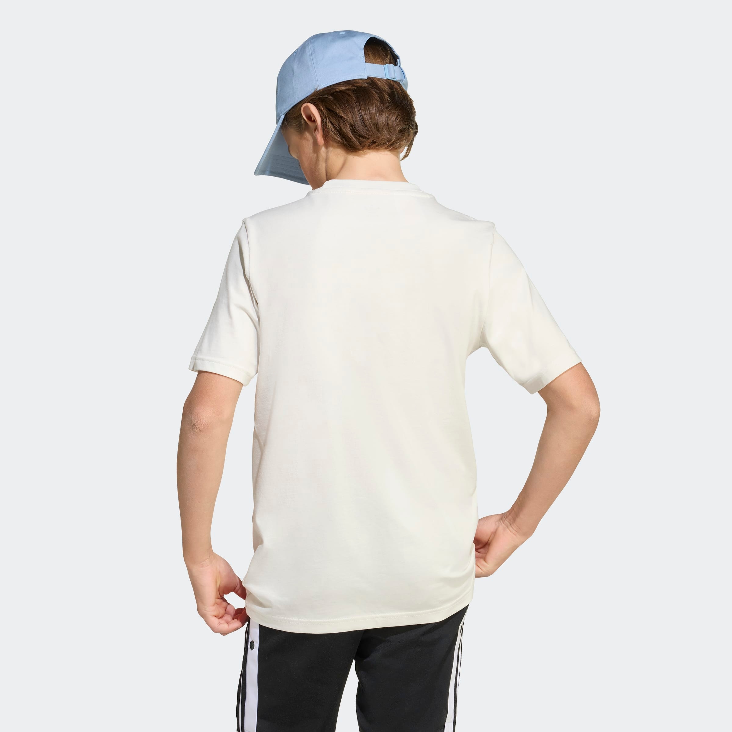 adidas Originals T-shirt »TEE« für Kinder und Teens, mit gerippten Details, mit Rundhalsausschnitt