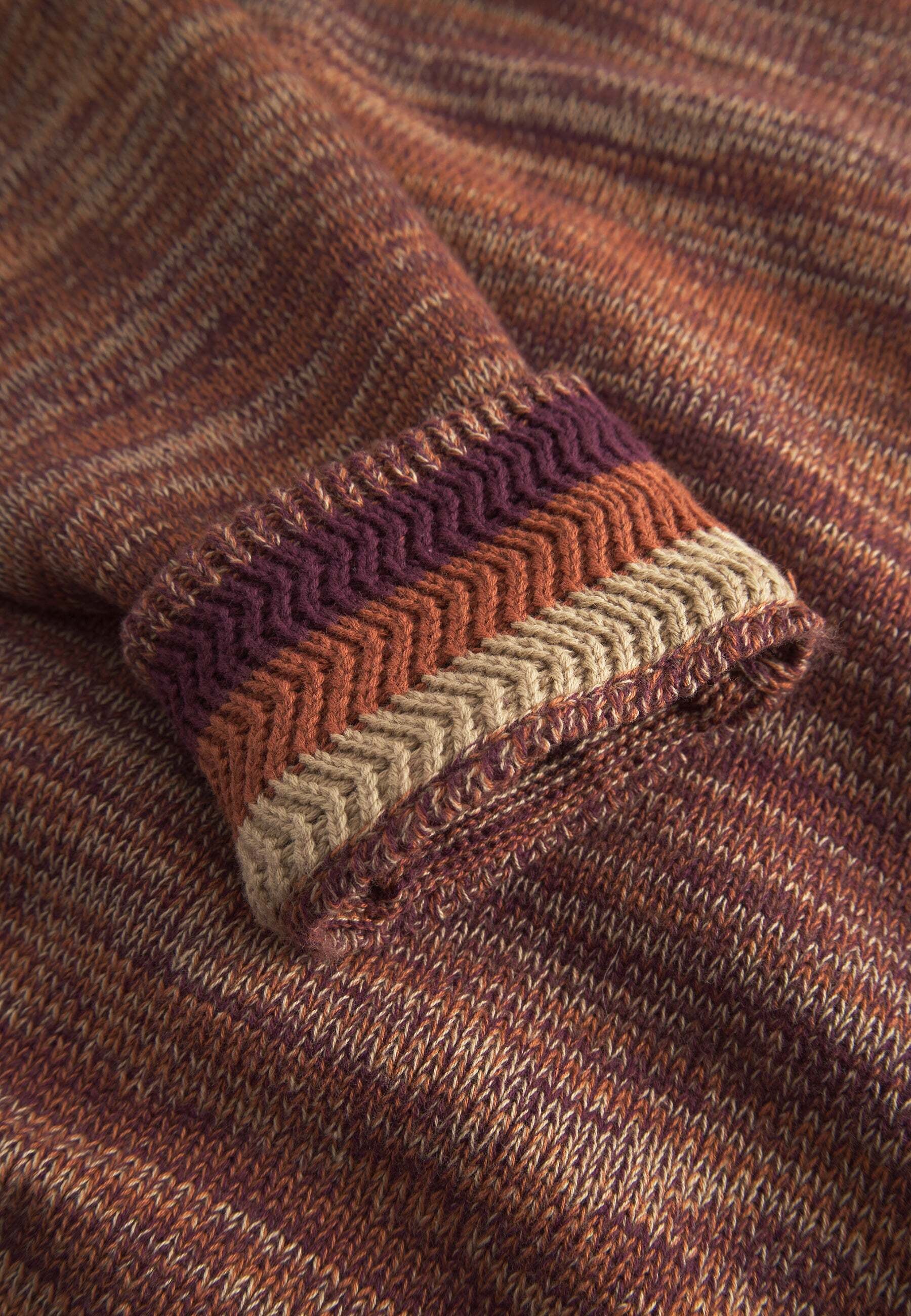 colours & sons Strickpullover »colours & sons Pullover Roundneck Mouliné«