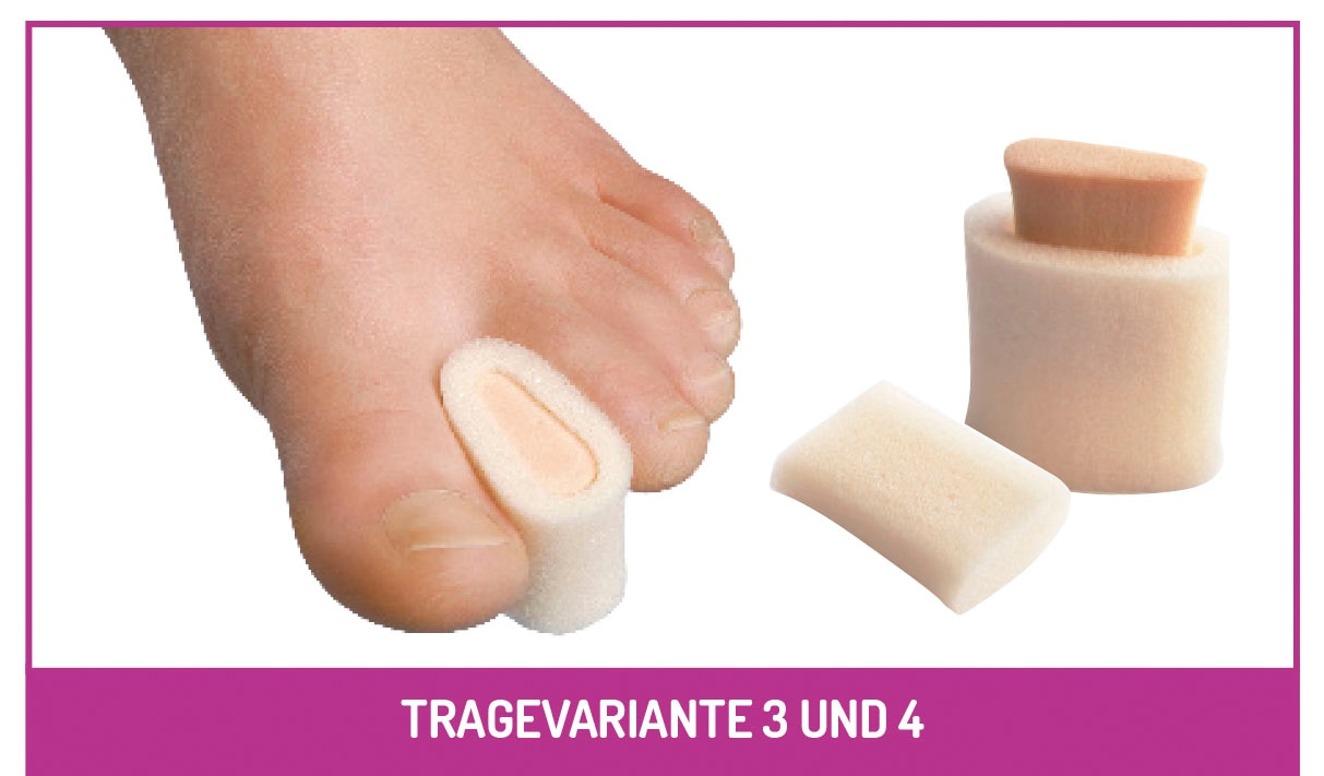 Fussgut Zehenspreizer »12-teiliges Zehentrenner-Set "Variant"a«, 3in1 Zehenkorrektor Set, Druckentlastung, bei Schwielen & Hühneraugen