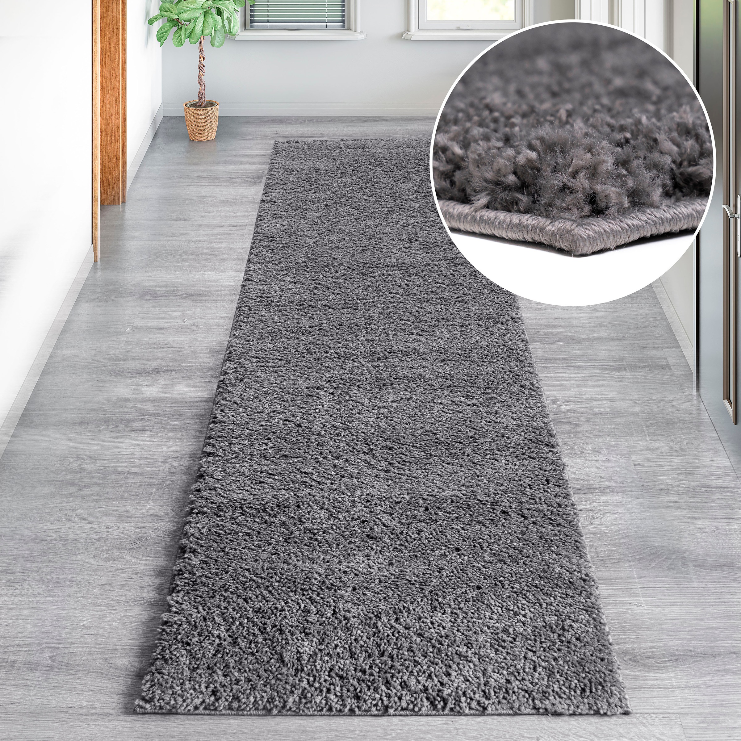 Image of GOODproduct Hochflor-Teppich "Viva Shaggy, in Standard- und Premium-Qualität, 30 mm oder 45 mm Höhe" rechteckig 45 mm Höhe Uni Farben, einfarbig, besonders weich und kuschelig, Kundenliebling