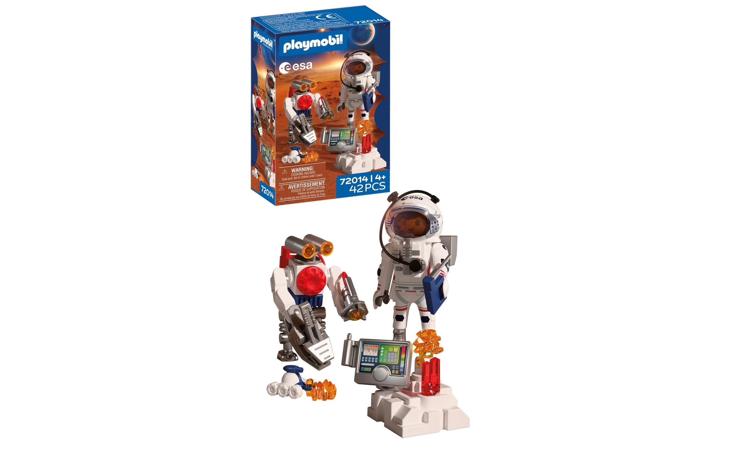 Playmobil® Jeu de construction »ESA: Astronaut mit Roboter (72014), City Action«