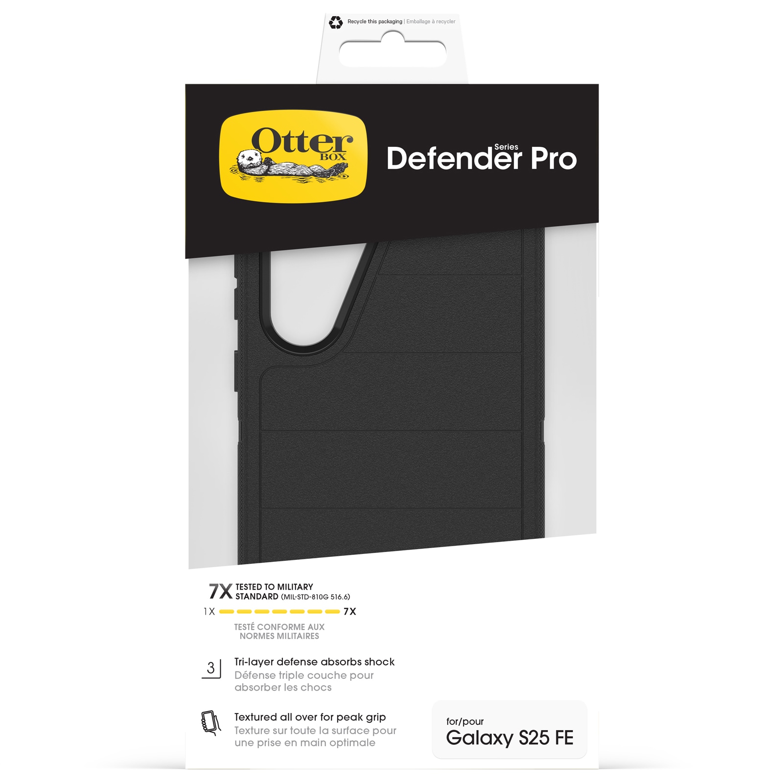 Otterbox Handyhülle »Defender Series Pro Case für Samsung Galaxy S25 FE« Samsung Galaxy S25 FE Backcover, Schutzhülle, Handyschutzhülle, Case, Schutzcase, stossfest