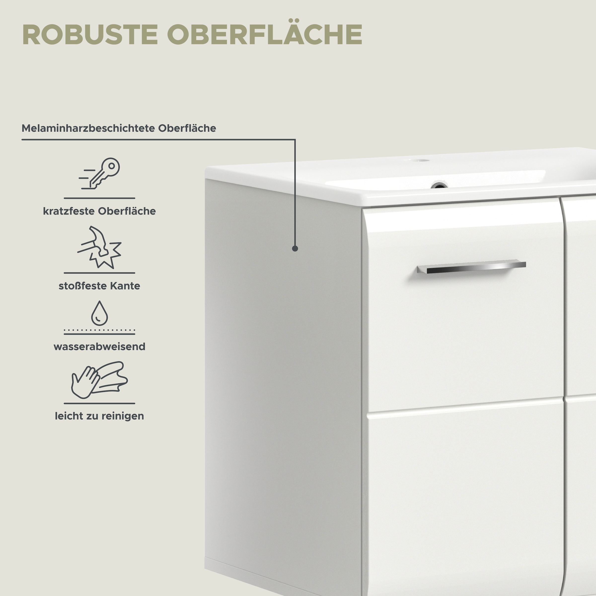 INOSIGN Ensemble de salle de bains Set, 4 cuis tlg.