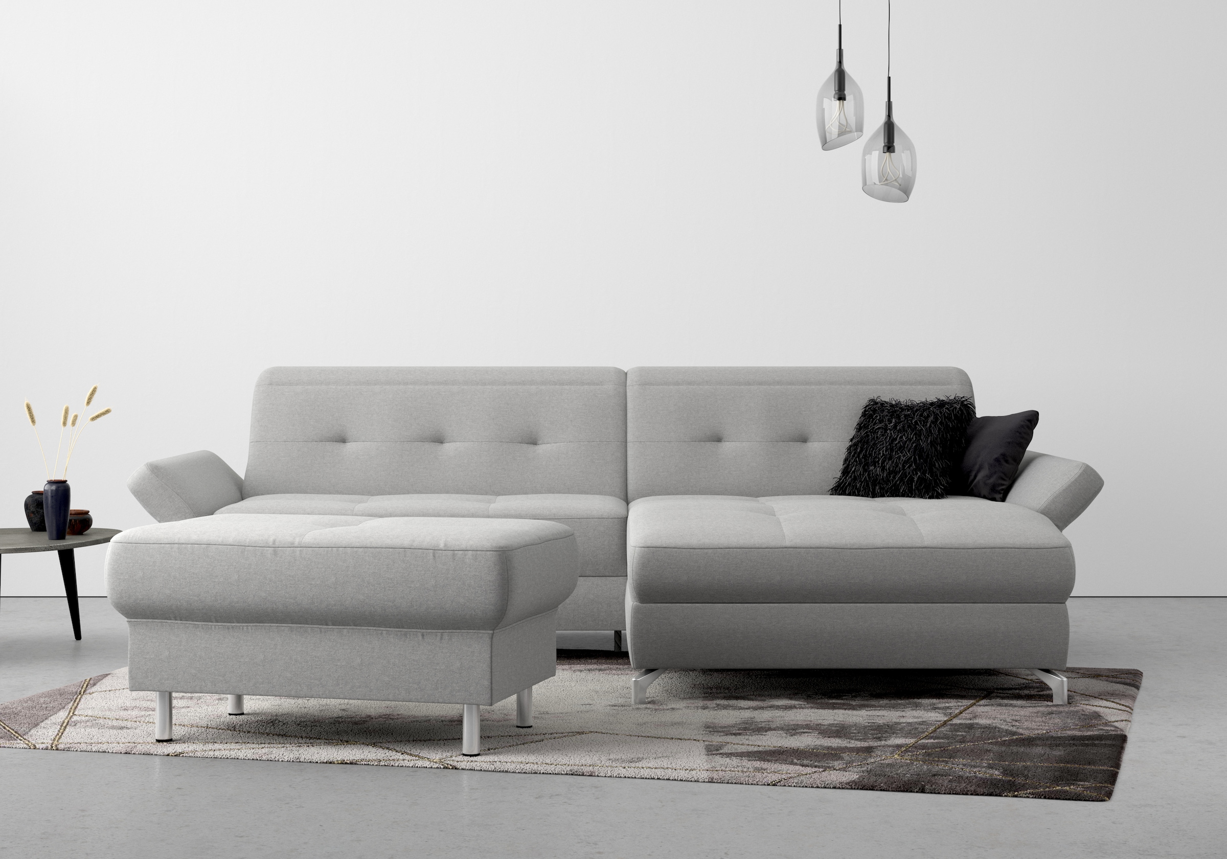 Image of Home affaire Polsterhocker "Maredo" Federkern-Polsterung, passend zur "Maredo"-Serie