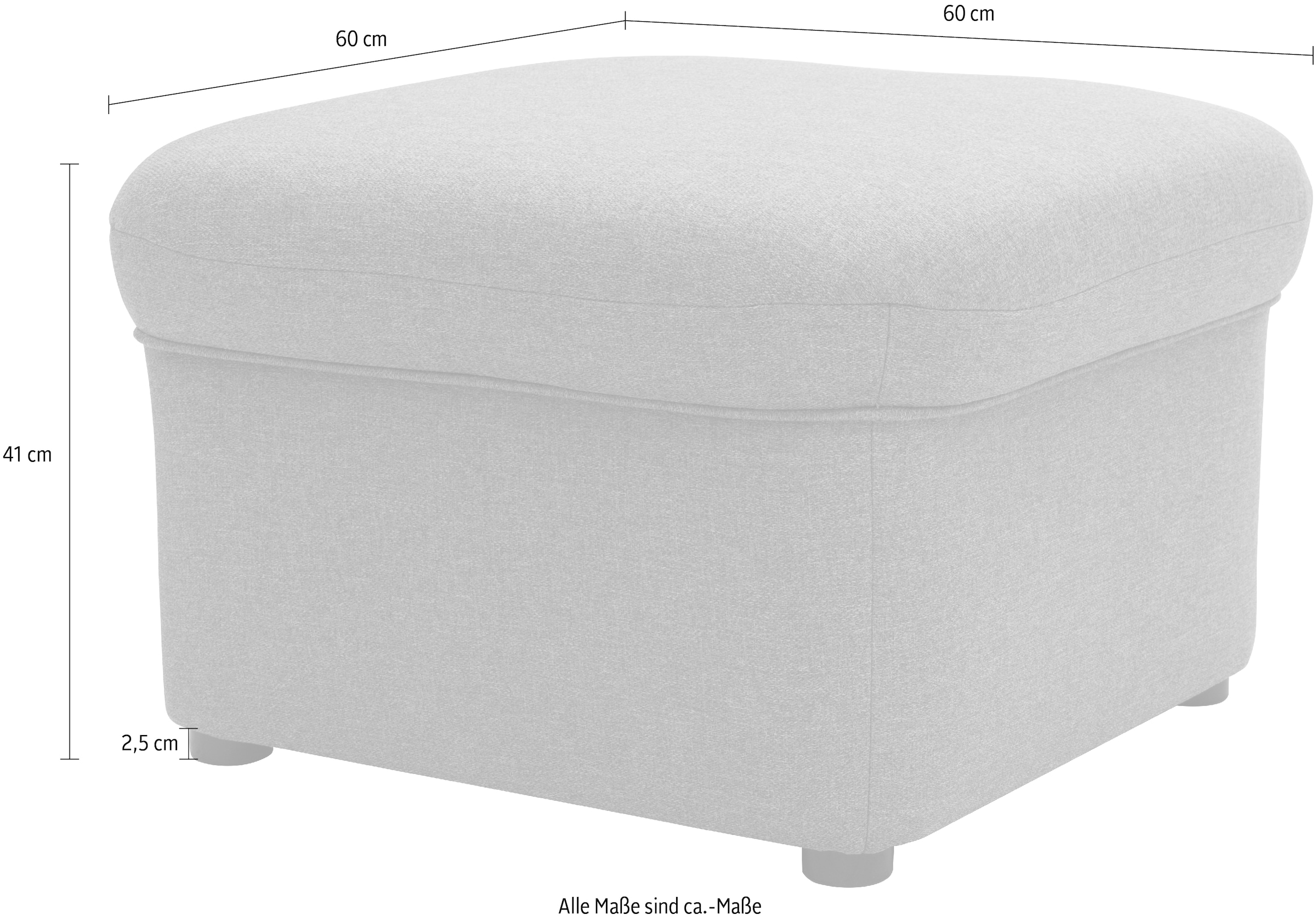 DOMO collection Hocker »Faenza«, DOMO collection Hocker, in grosser Farbvielfalt