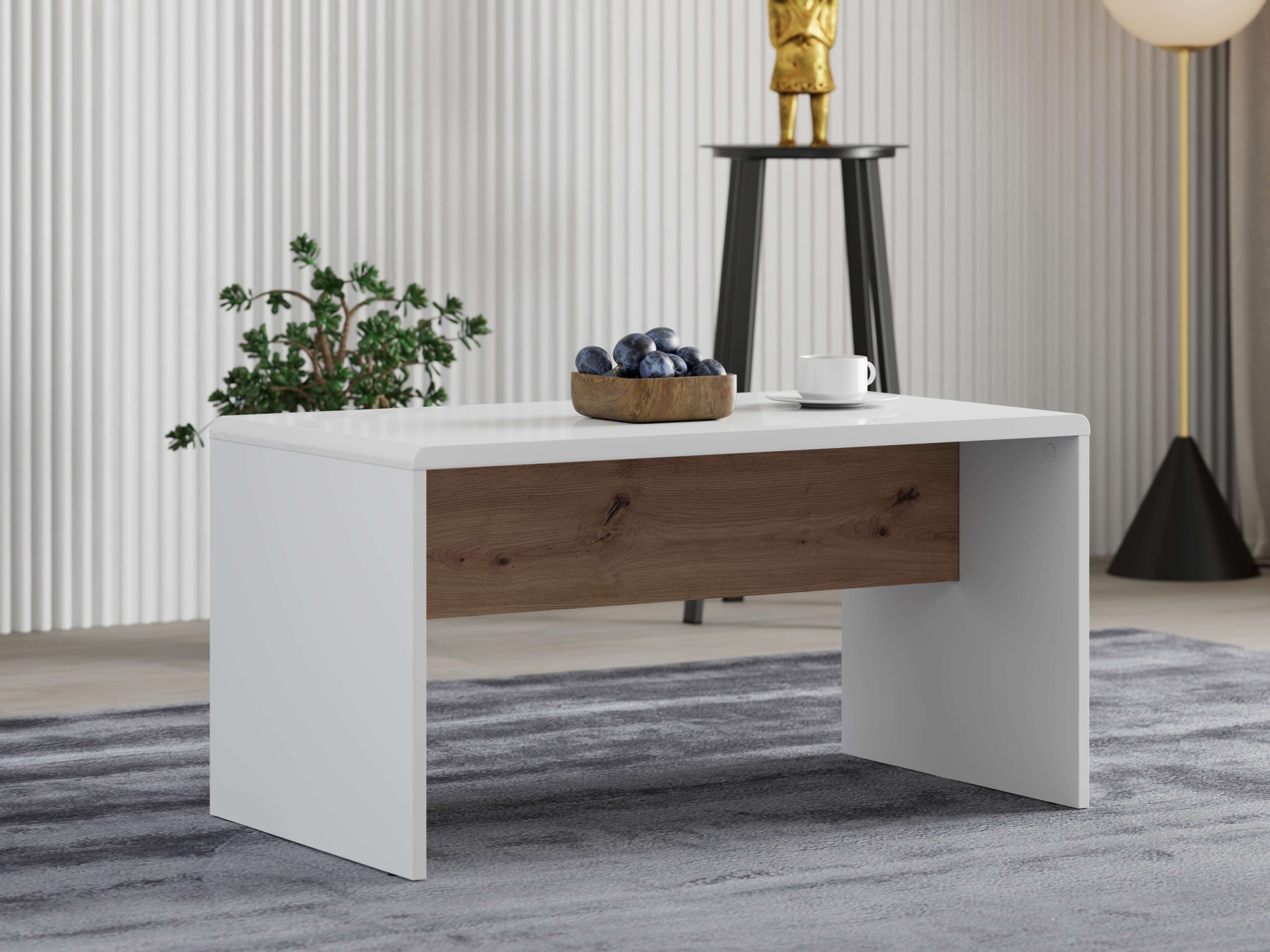 Image of Home affaire Couchtisch "Sedico, Wohnzimmertisch, Sofatisch, Beistelltisch, Kaffeetisch" Moderner Couchtisch: Eine Grösse, zwei Farben – ideal für kleine Räume