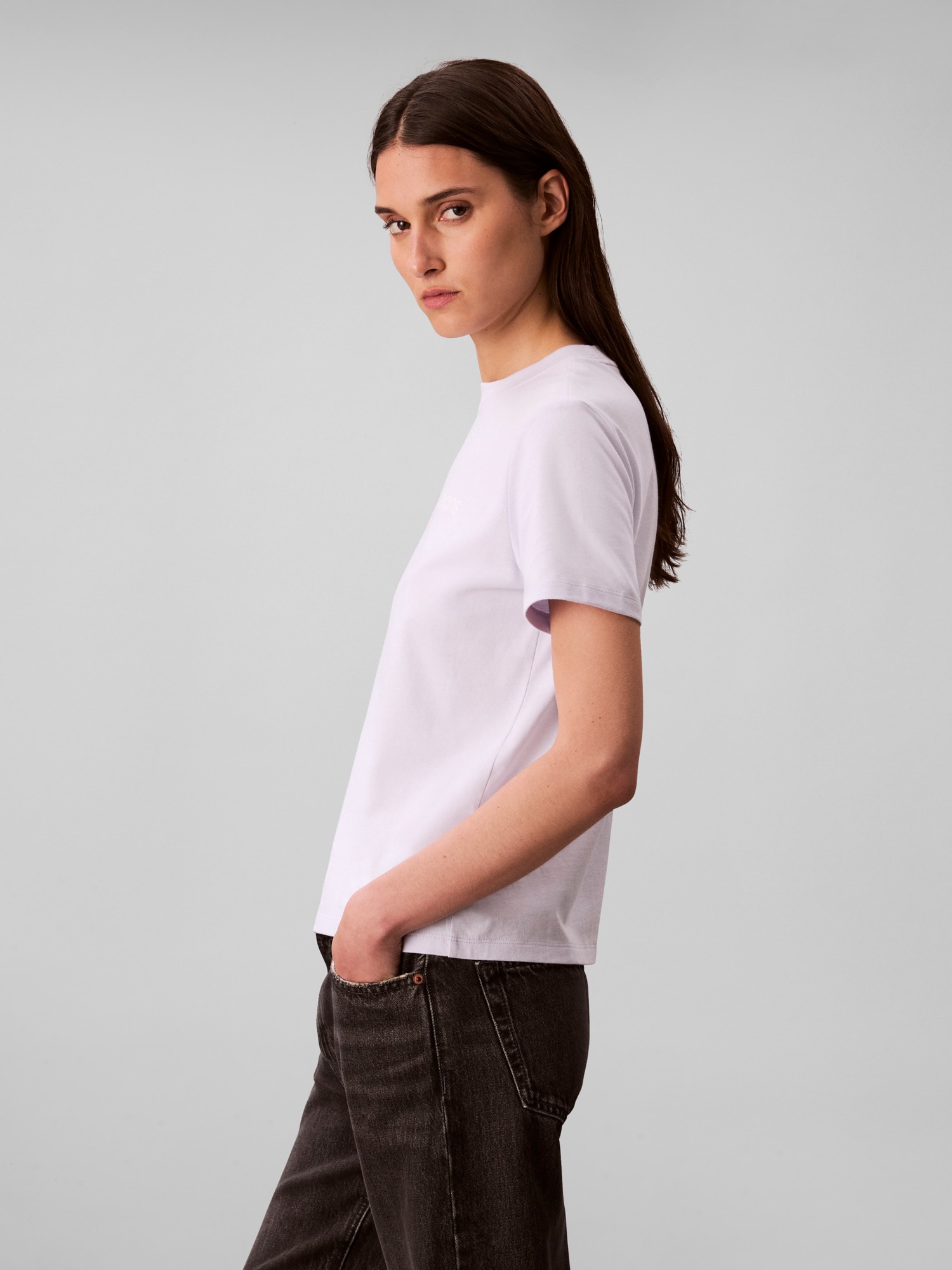 Calvin Klein Jeans T-Shirt »A- INST. LOGO CLASSIC TEE SS«, mit Logoschriftzug