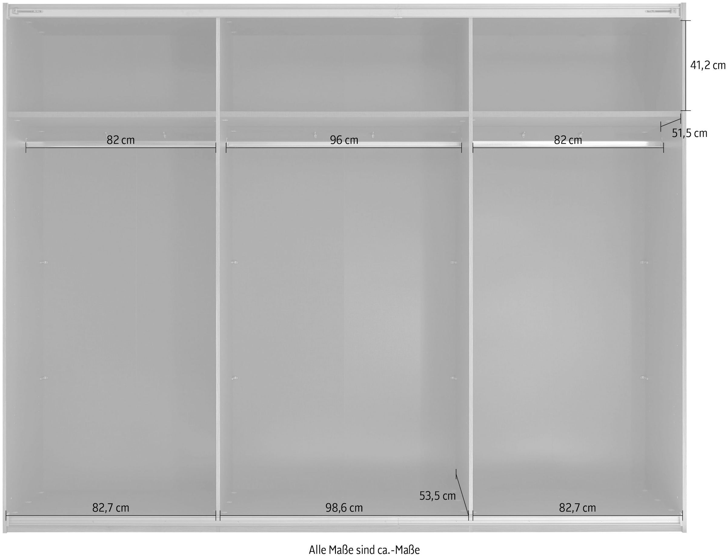 Schlafkontor Schwebetürenschrank »Bravo Kleiderschrank, Schiebetürenschrank« mit Spiegeltür, wahlweise mit Zubehör