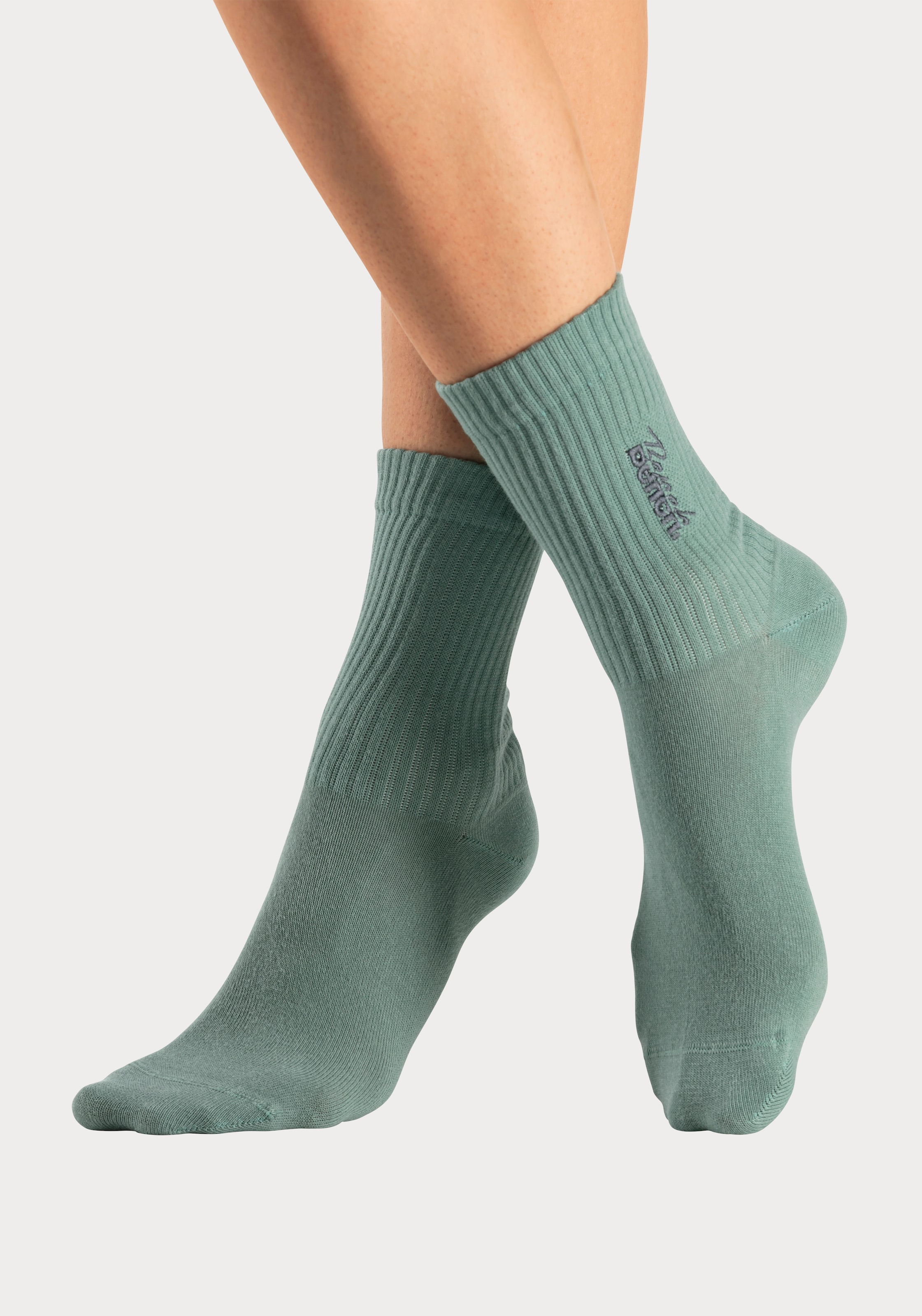 Bench. Basicsocken Packung, 3 Stk. tlg. mit Bench Logo Stickerei