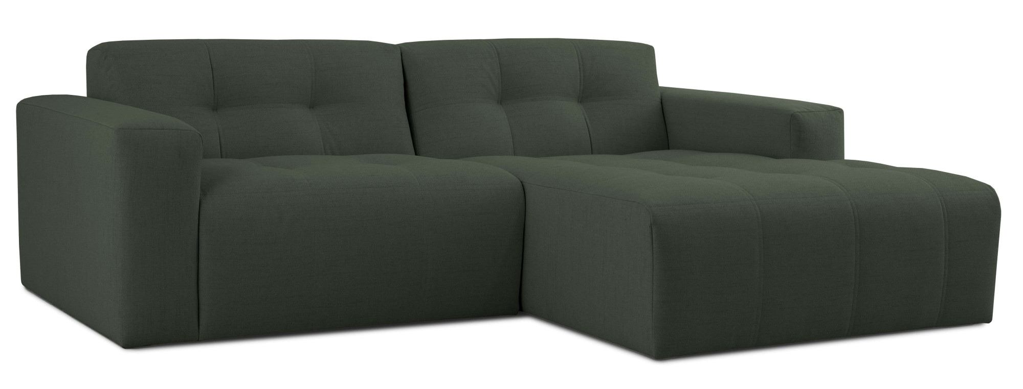 GOODproduct Ecksofa »Tapley« Breite 221 cm,Boucle, Struktur fein, mit Knopfsteppung, bodentief