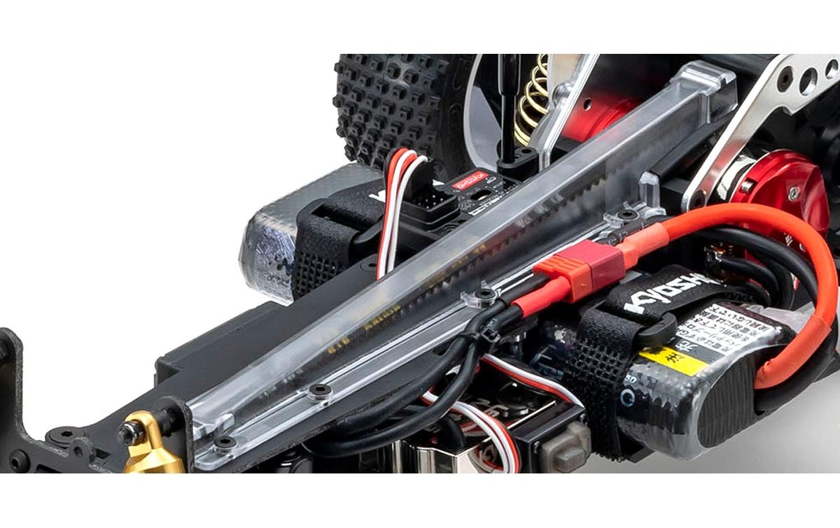 RC-Buggy »Kyosho Optima Mid, 4WD, Legendary Series Bausatz,«, Unlackiert