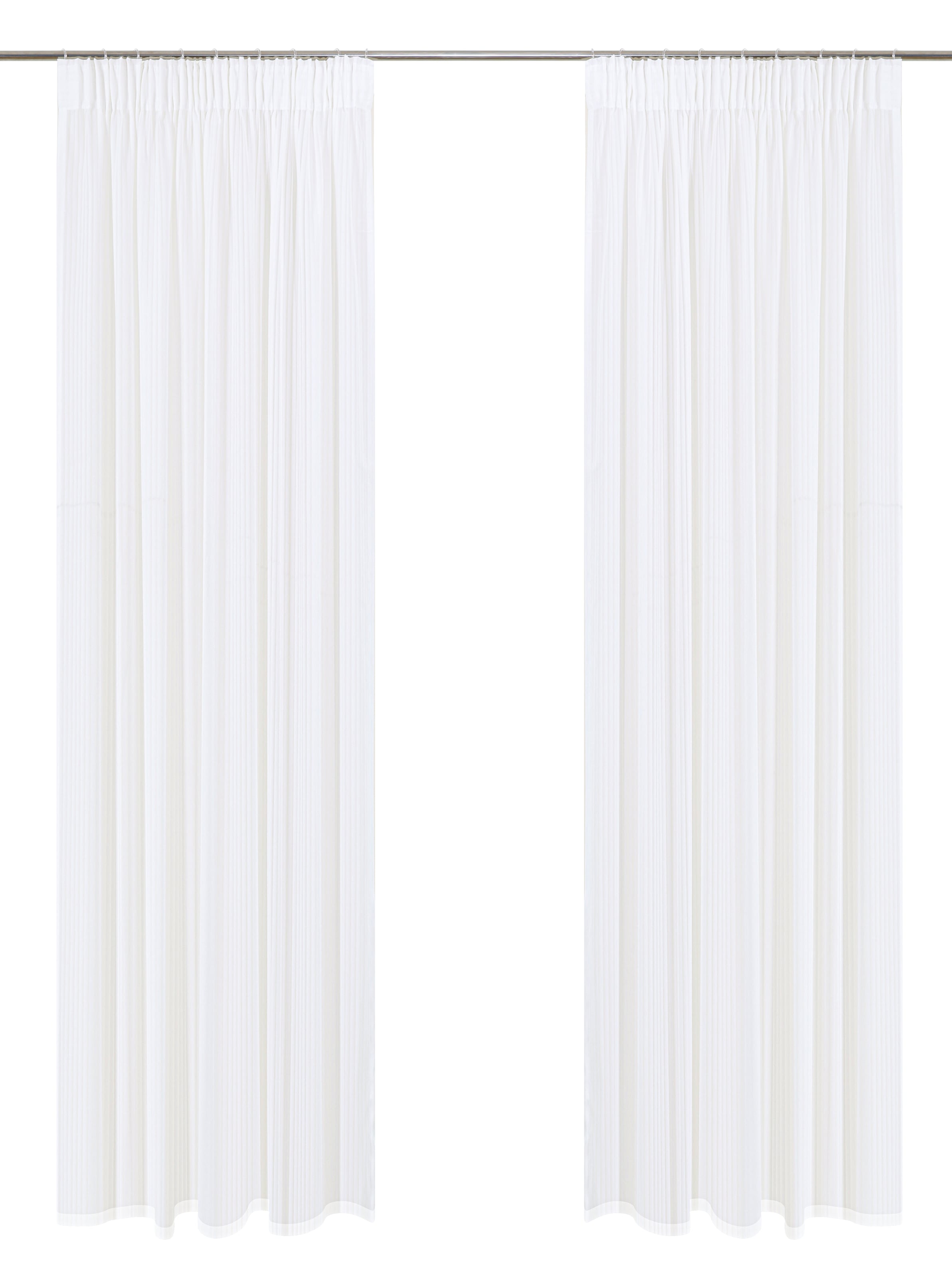 GOODproduct Rideau »Fritty« Bande multifonctionnelle 2 cuis tlg. Multifunktionsband, transparent, moderne Längststreifen, Ausbrenner