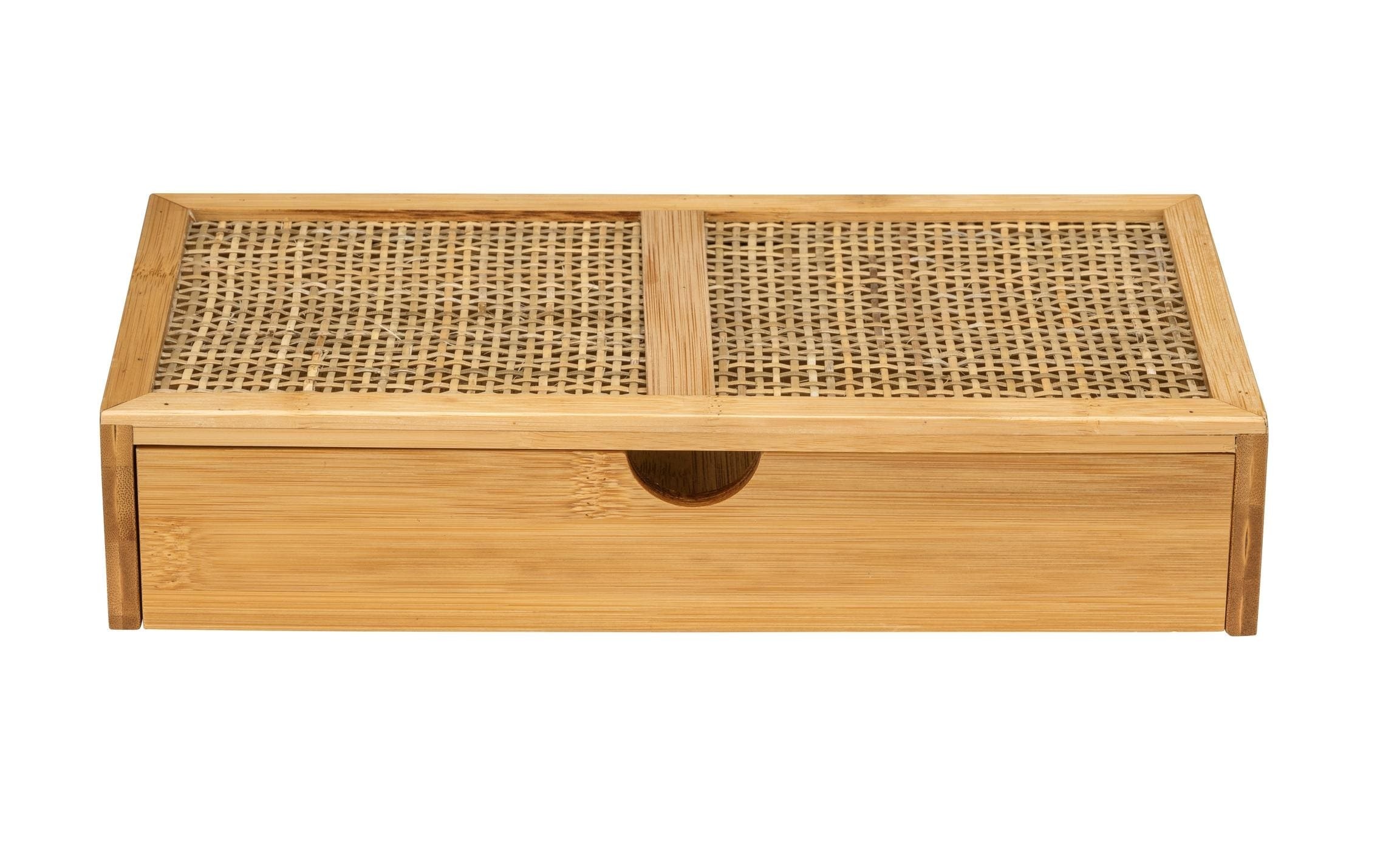 Image of WENKO Aufbewahrungsbox "Allegre mit Schublade, Hellbraun"
