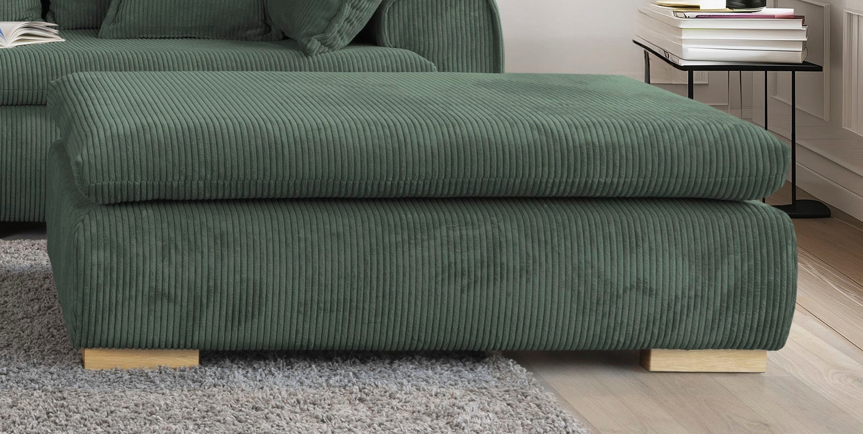 Home affaire Polsterhocker »Katja, B: 118 cm - OTTO. Verlässliche Qualität.« individuell zu kombinieren