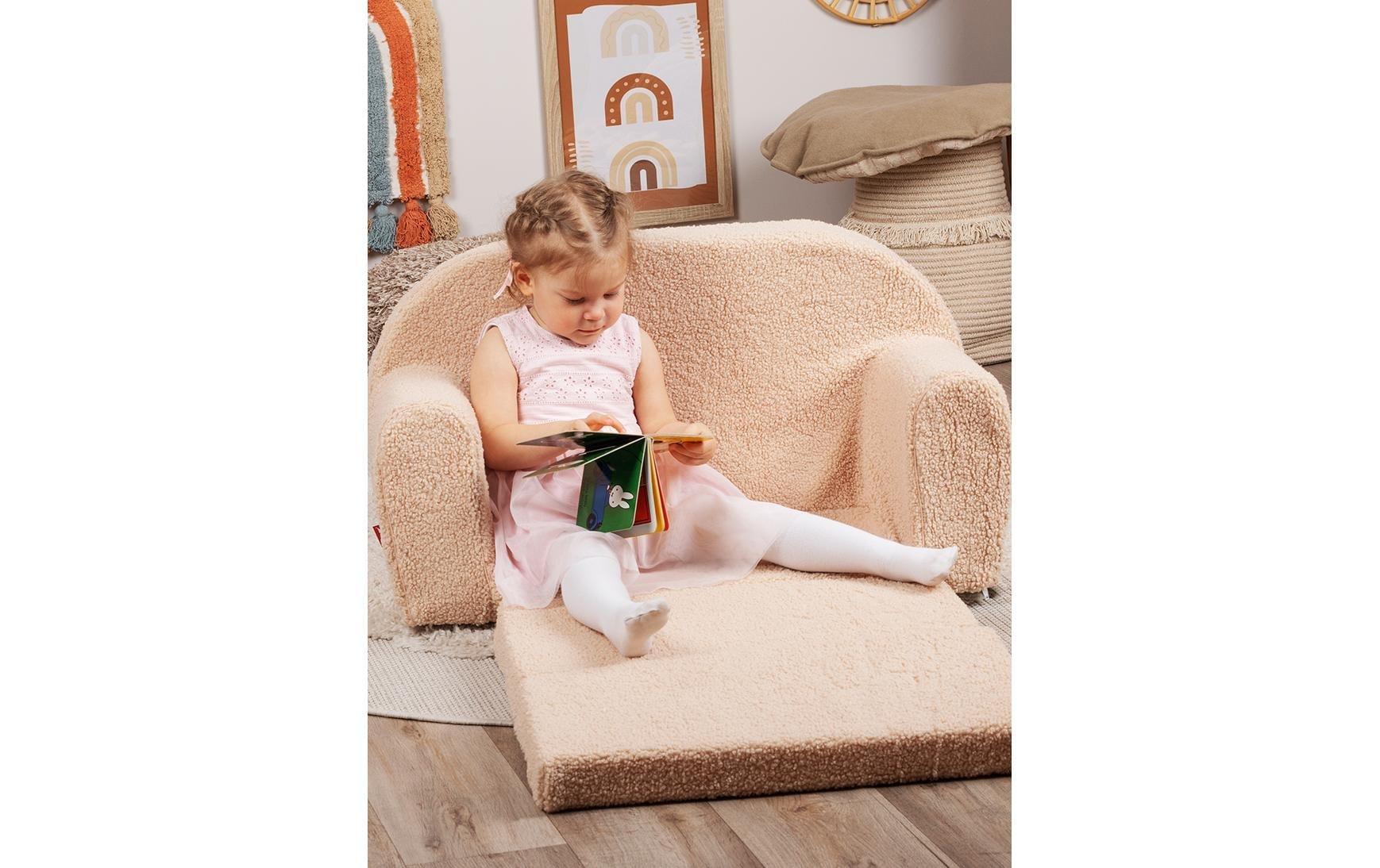 Knorrtoys® Kindersofa »«Soft plush«, Ausklappbar