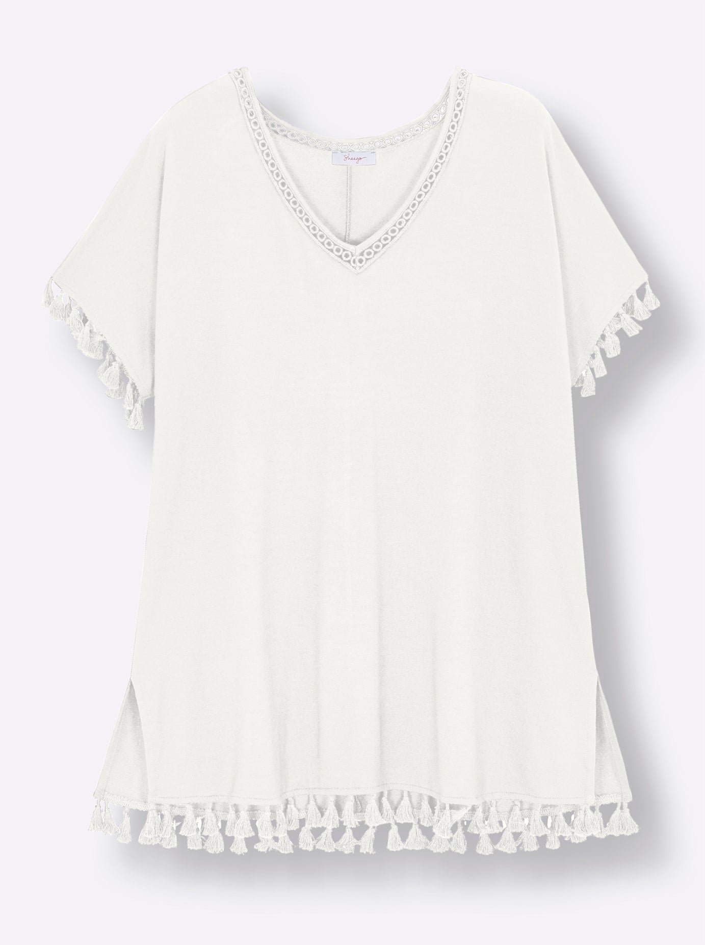 Sheego T-shirt long »Longshirt« 1