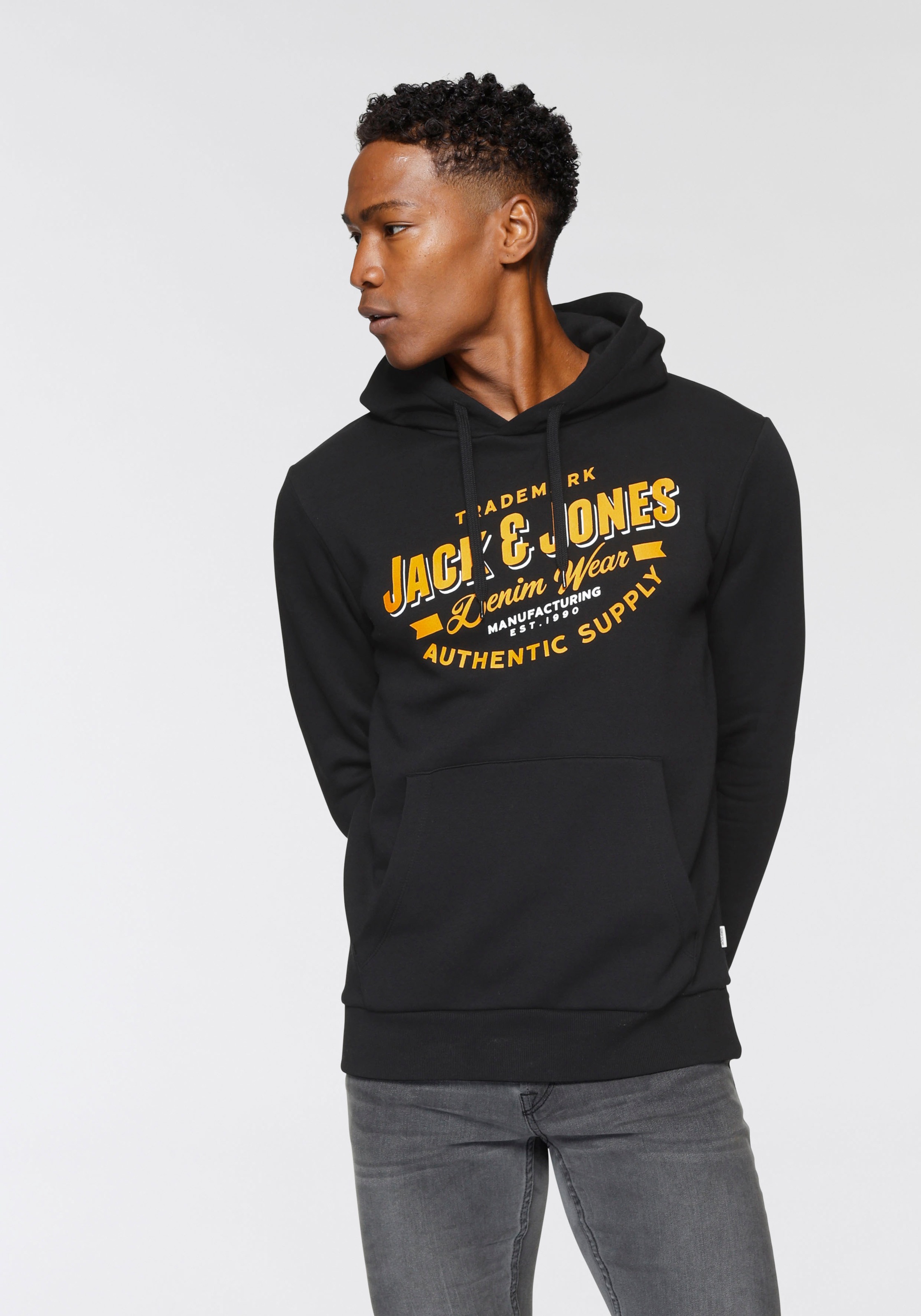 Image of Jack & Jones Kapuzensweatshirt »LOGO SWEAT HOOD 2« bei Ackermann Versand Schweiz