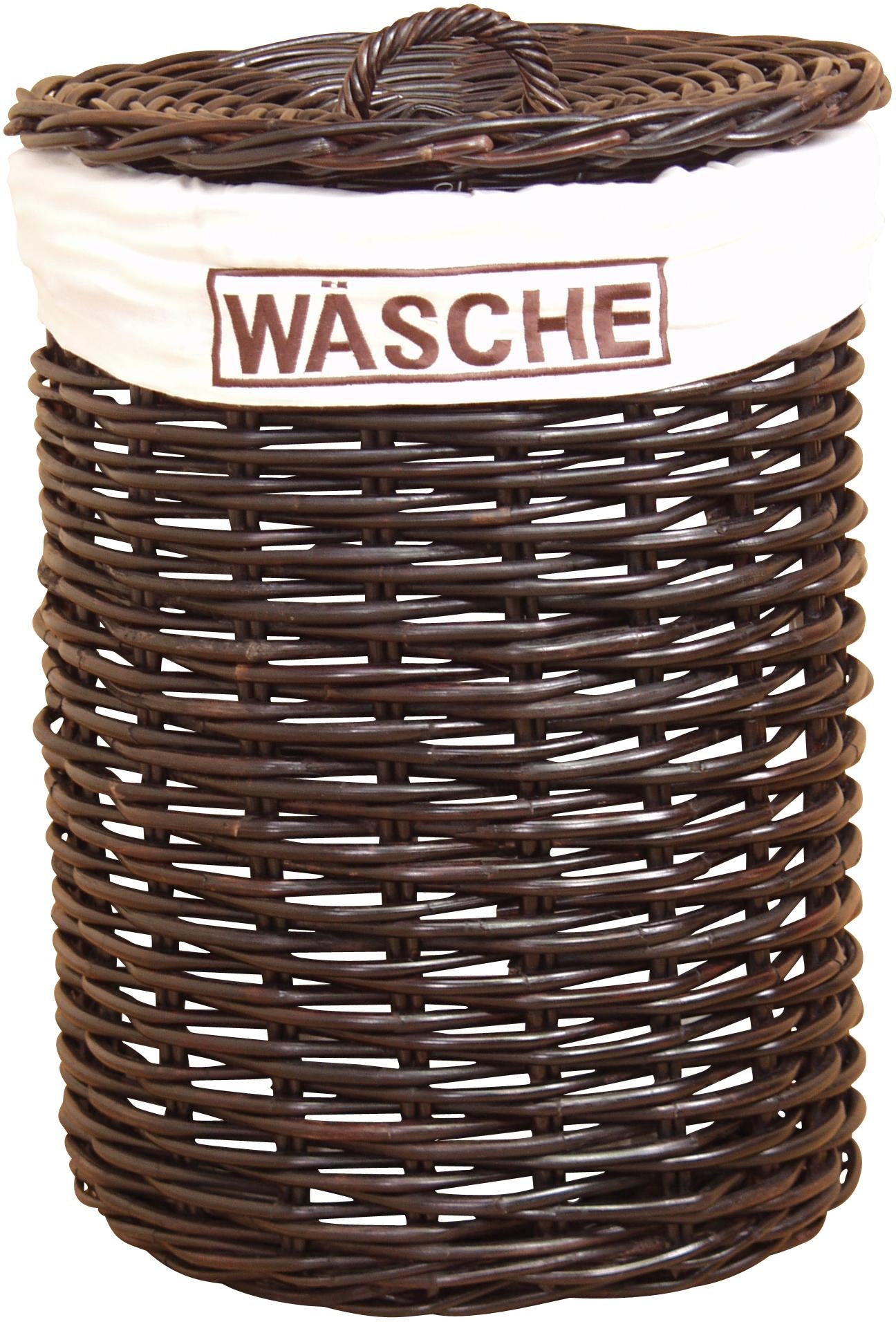 Entdecke Home affaire Wäschekorb, Rattangeflecht, Höhe 65 cm auf | Wäschekörbe